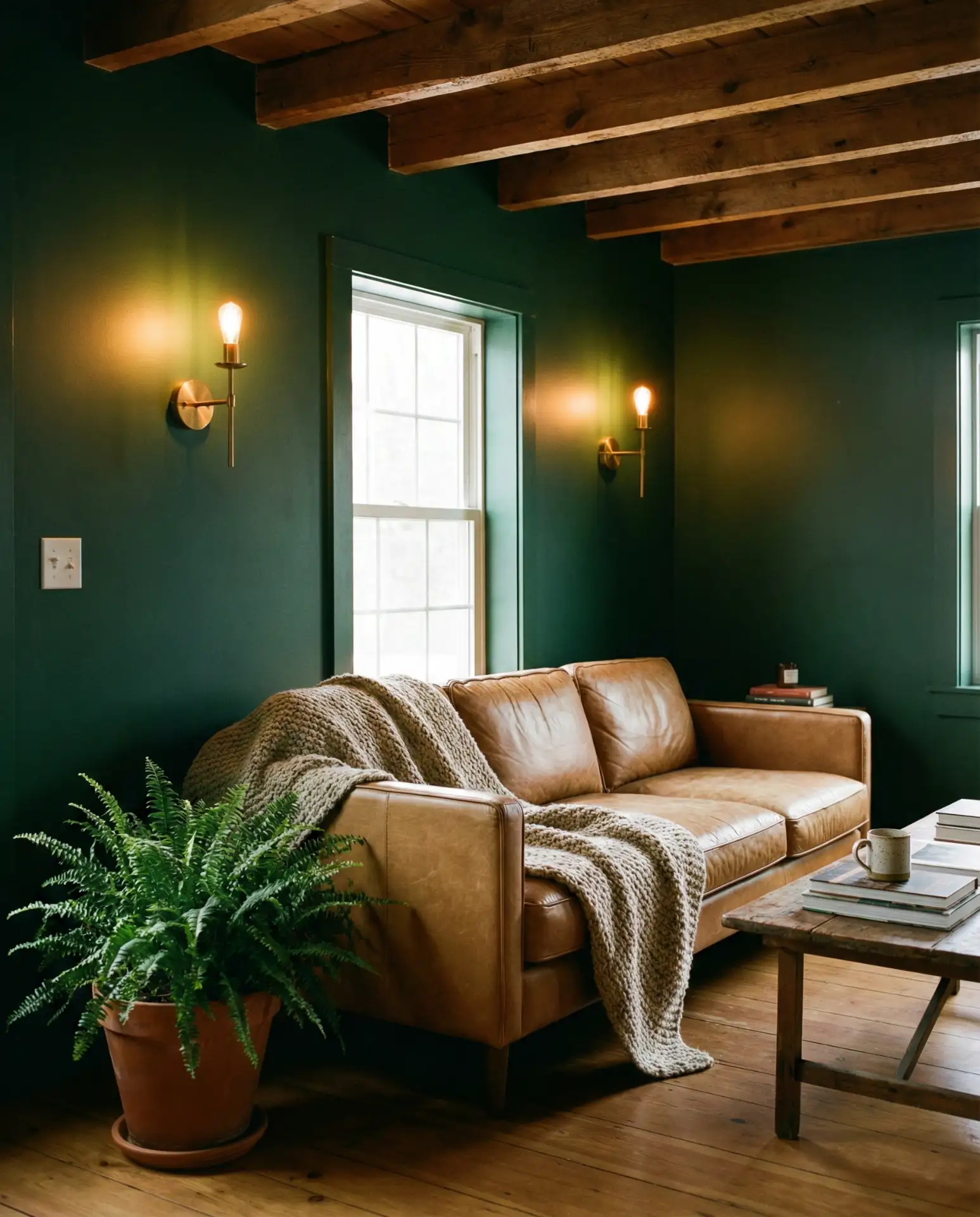 Forest Green with Tan Leather 2