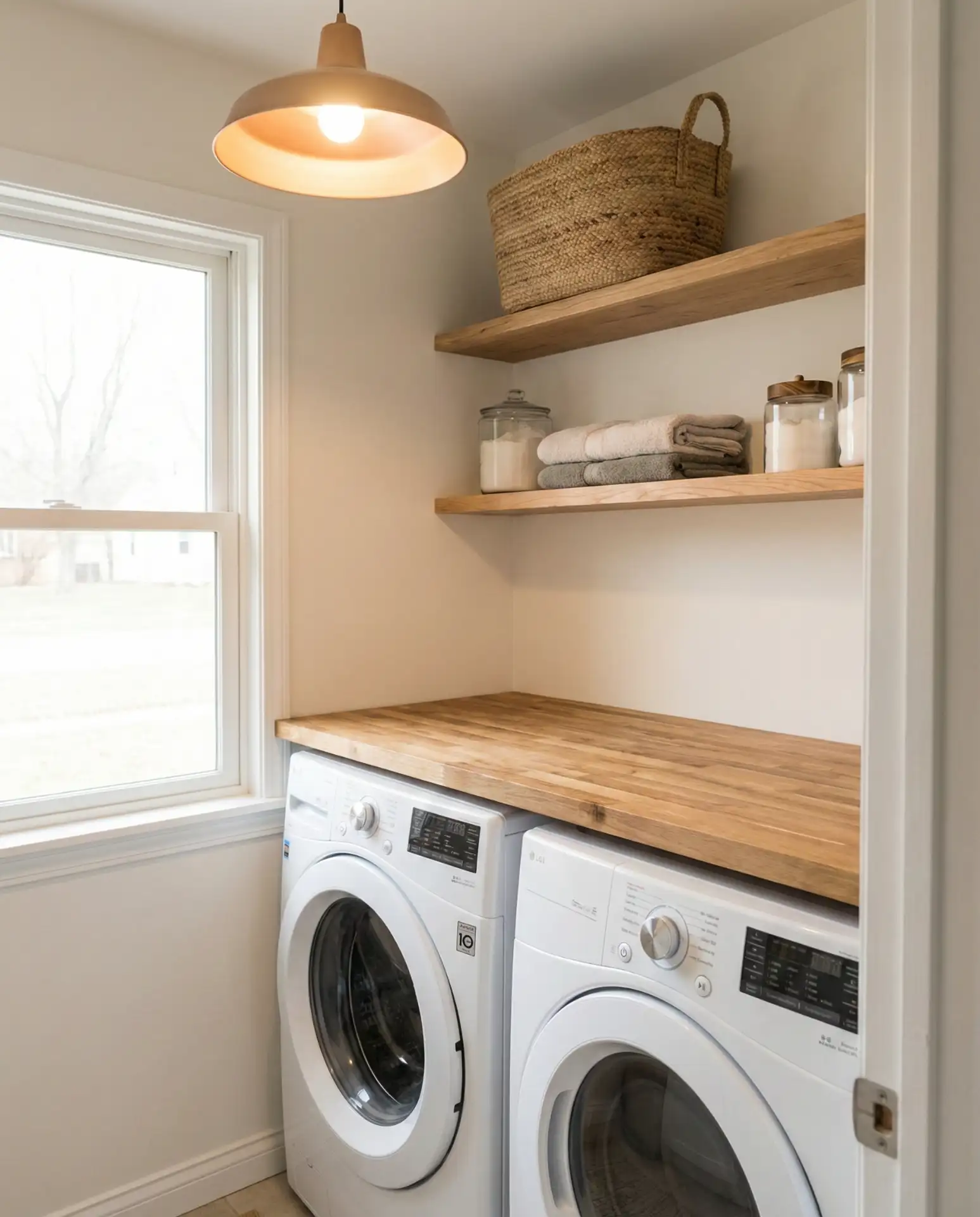 Front Loaders Under Butcher Block Counter 2