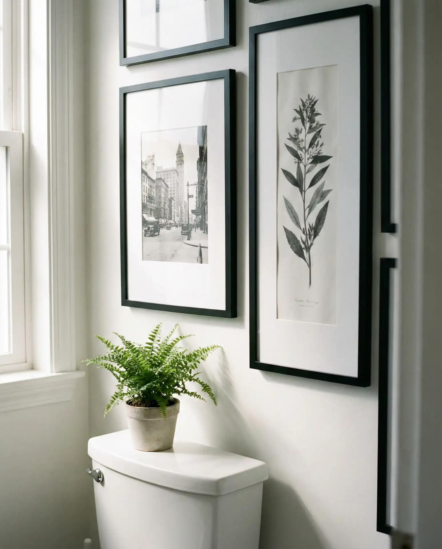 Gallery Wall with Black Frames 2