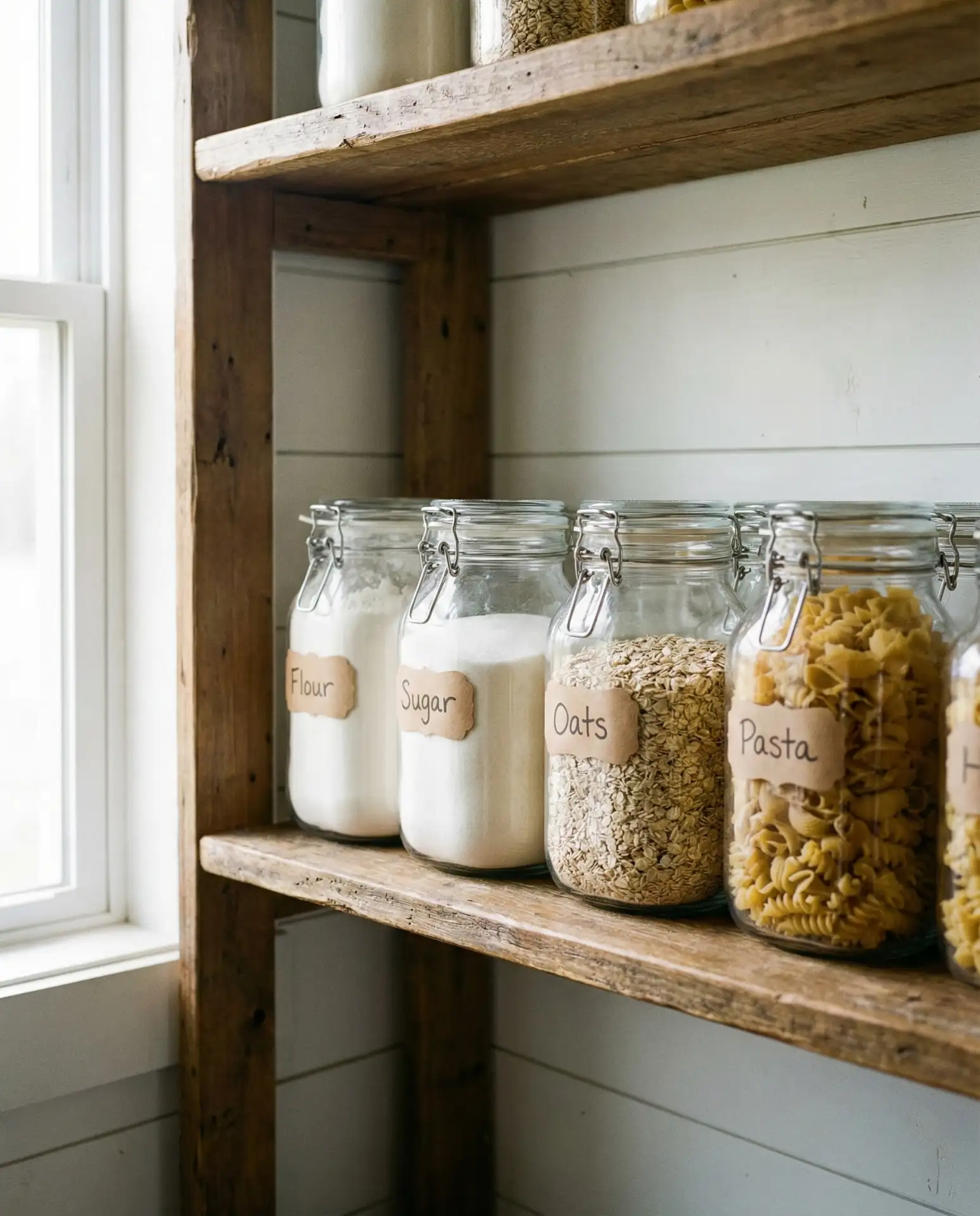 Glass Jar Storage for Visual Pantry Systems 1