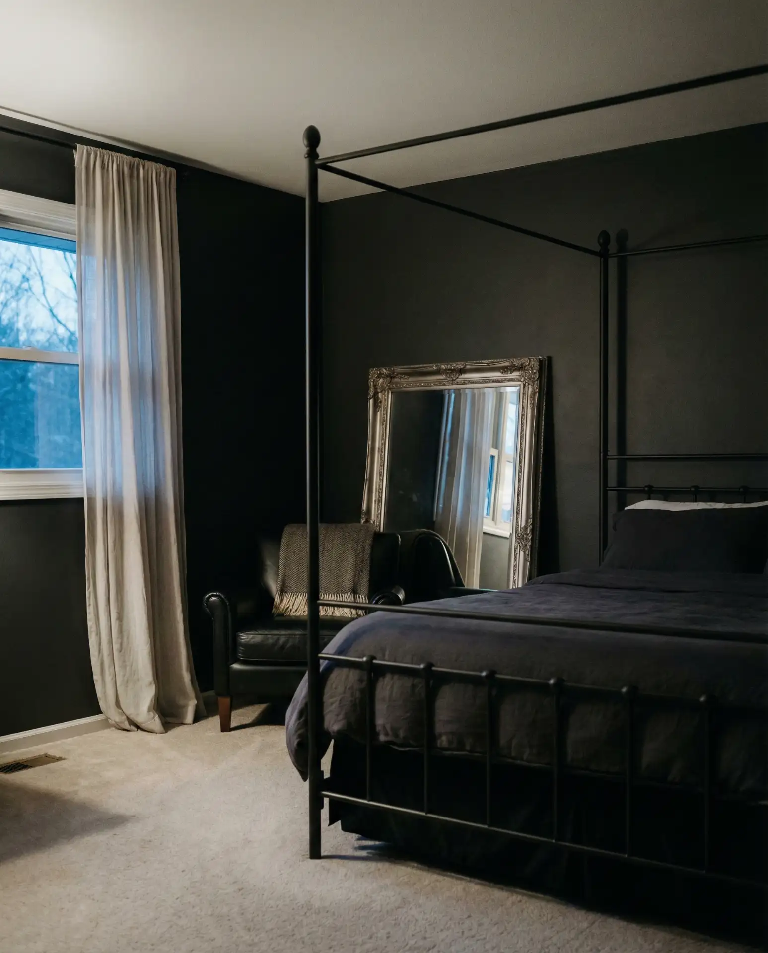 Gothic Western Bedroom with Dark Romance 1