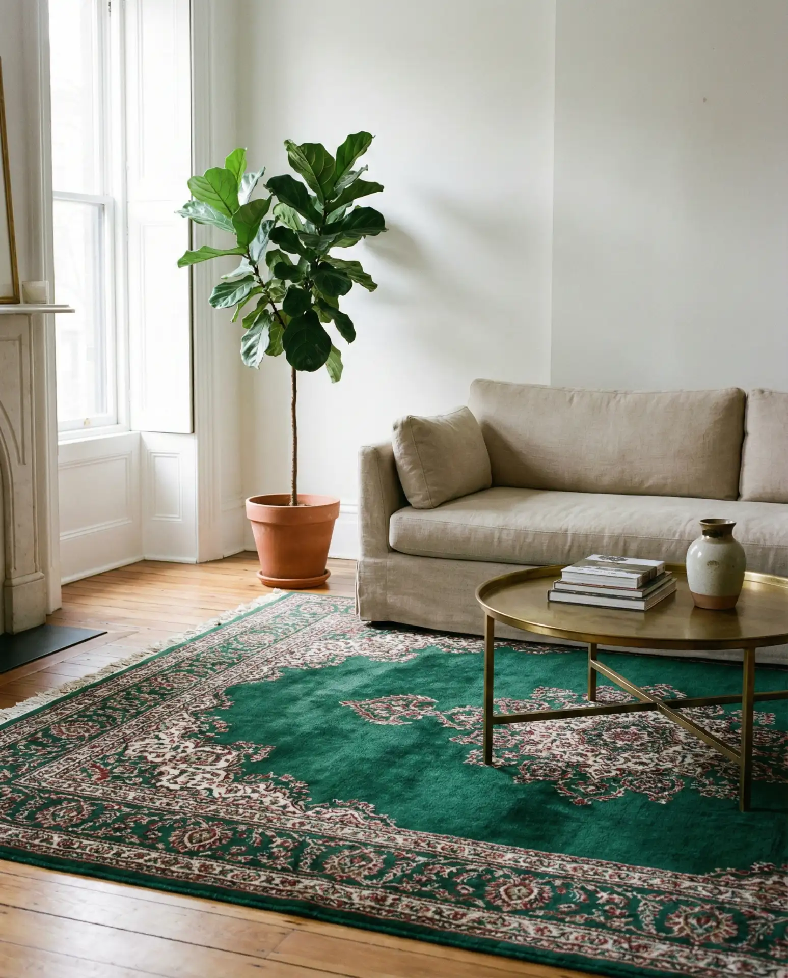 Green Rug as Focal Point 2