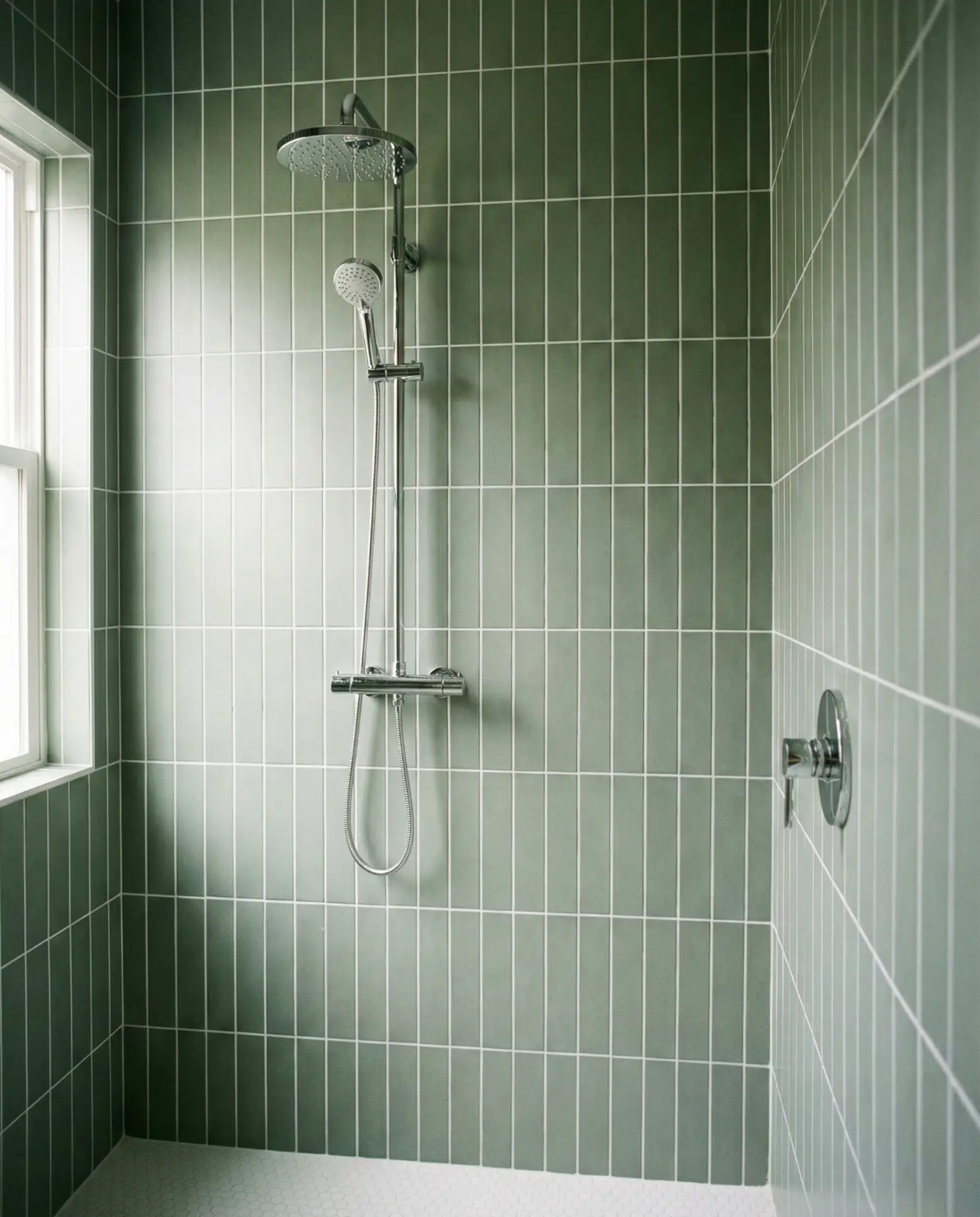 Green Vertical Stacked Tiles for Height 2