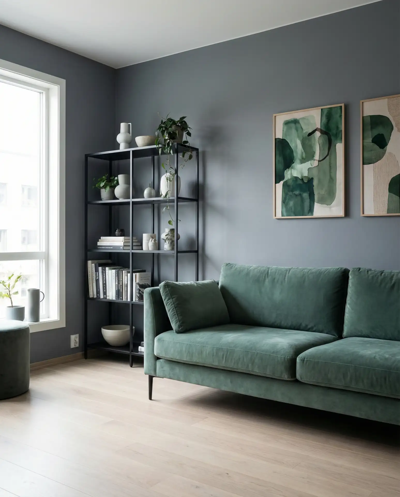 Grey and Green Modern Balance 2