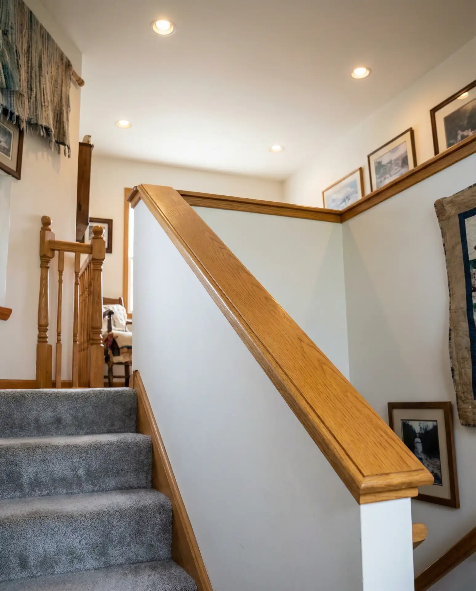 Half Wall Railing with Wood Cap 1