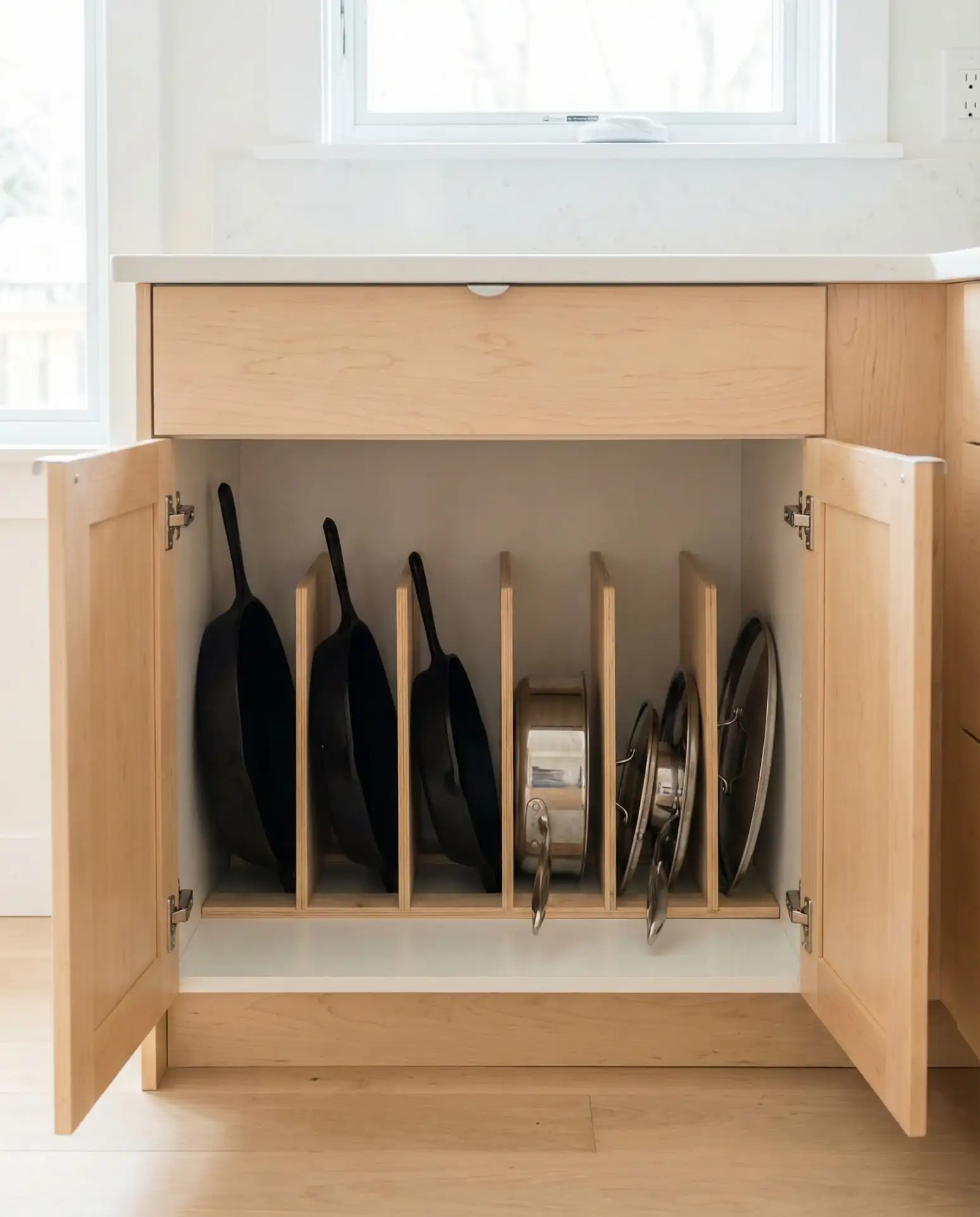 IKEA Base Cabinet Dividers for Pots and Pans 1