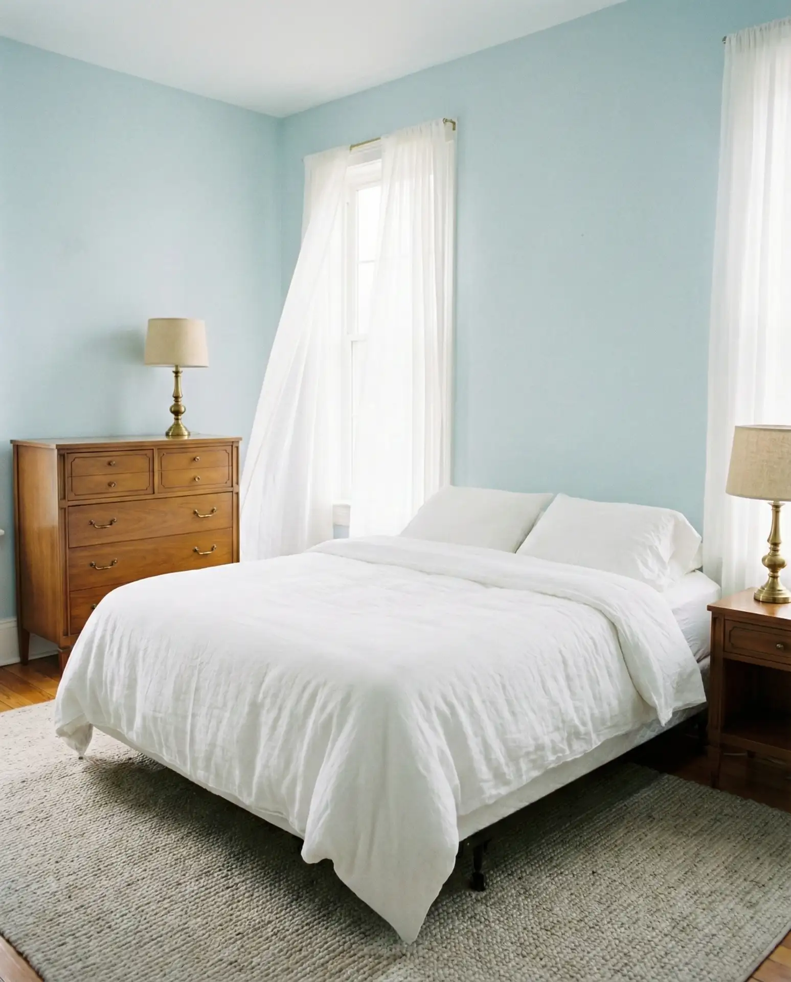 Ice Blue with Warm Brass Finishes 2