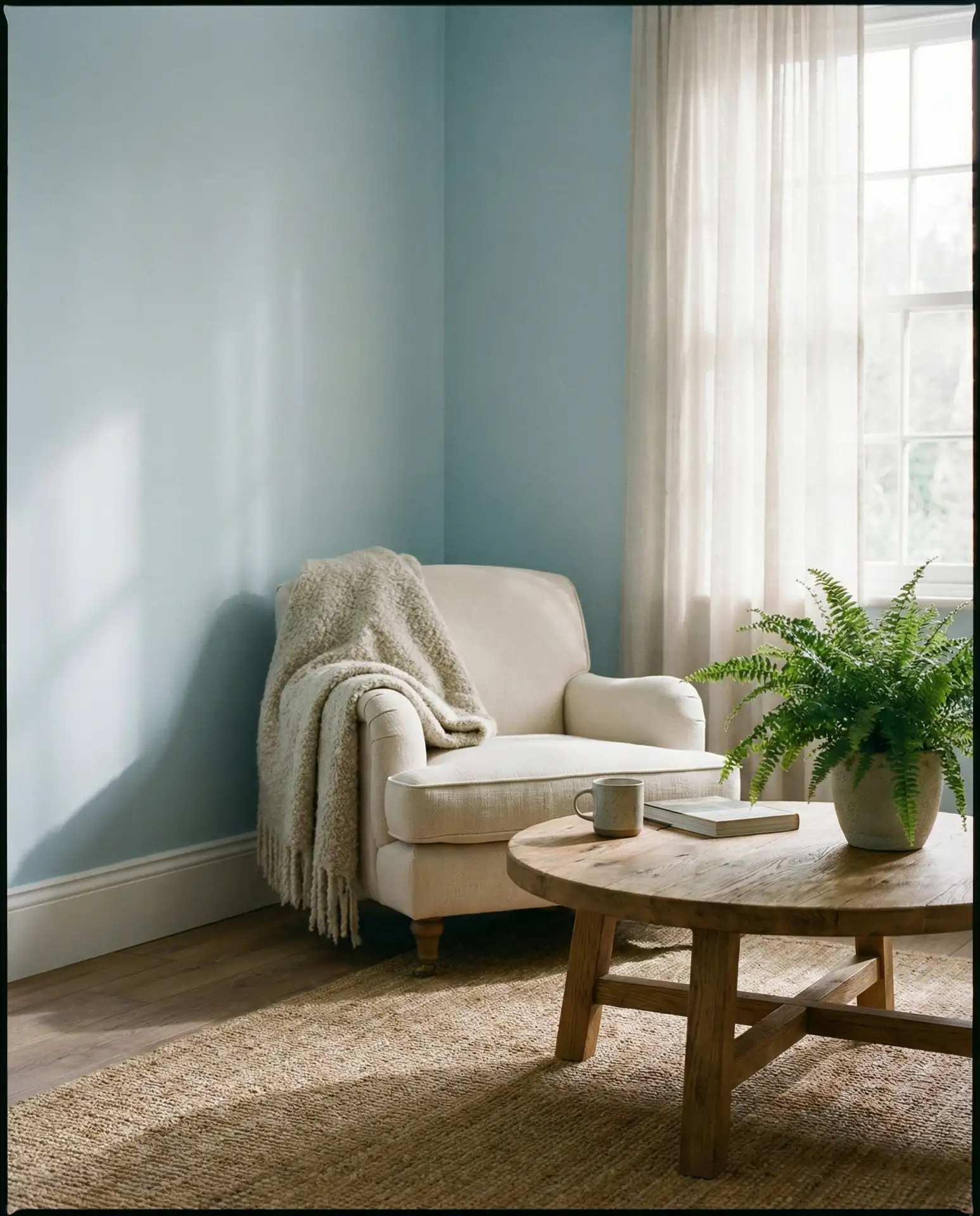 Icy Blue and Warm White 1