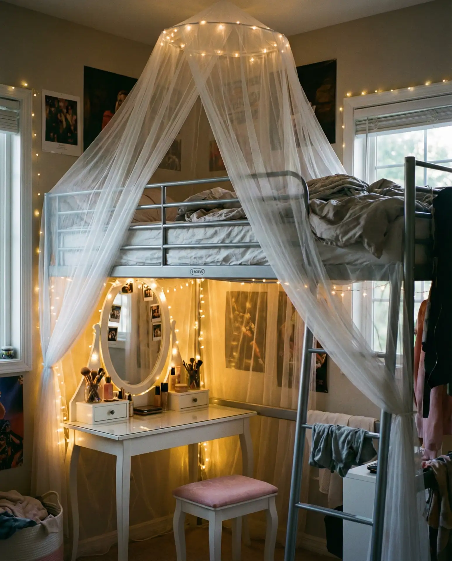 Ikea Vitval Hack for Small Rooms Teenagers Aesthetic 1