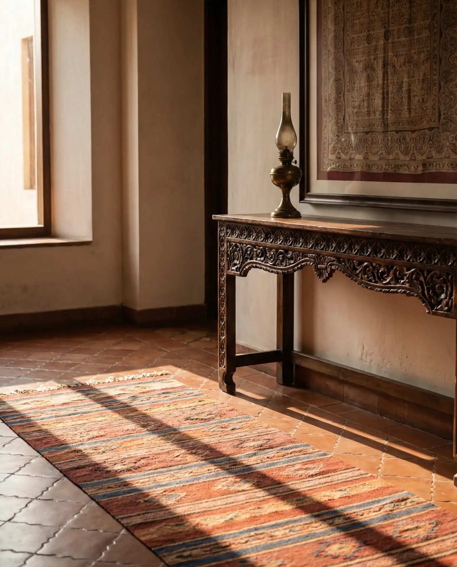 Indian Story Foyer with Layered Textiles 2