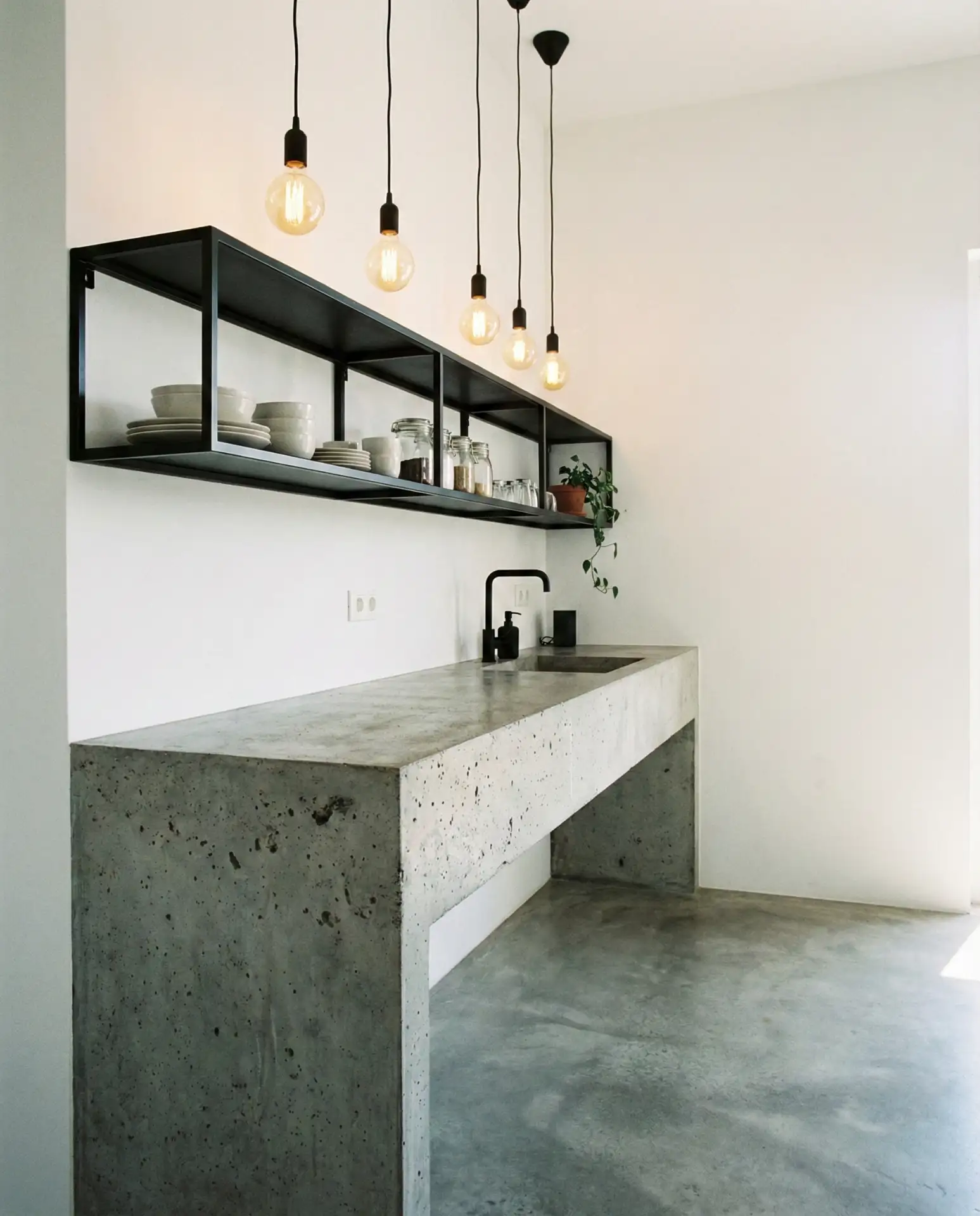 Industrial Cool with Concrete Surfaces 2