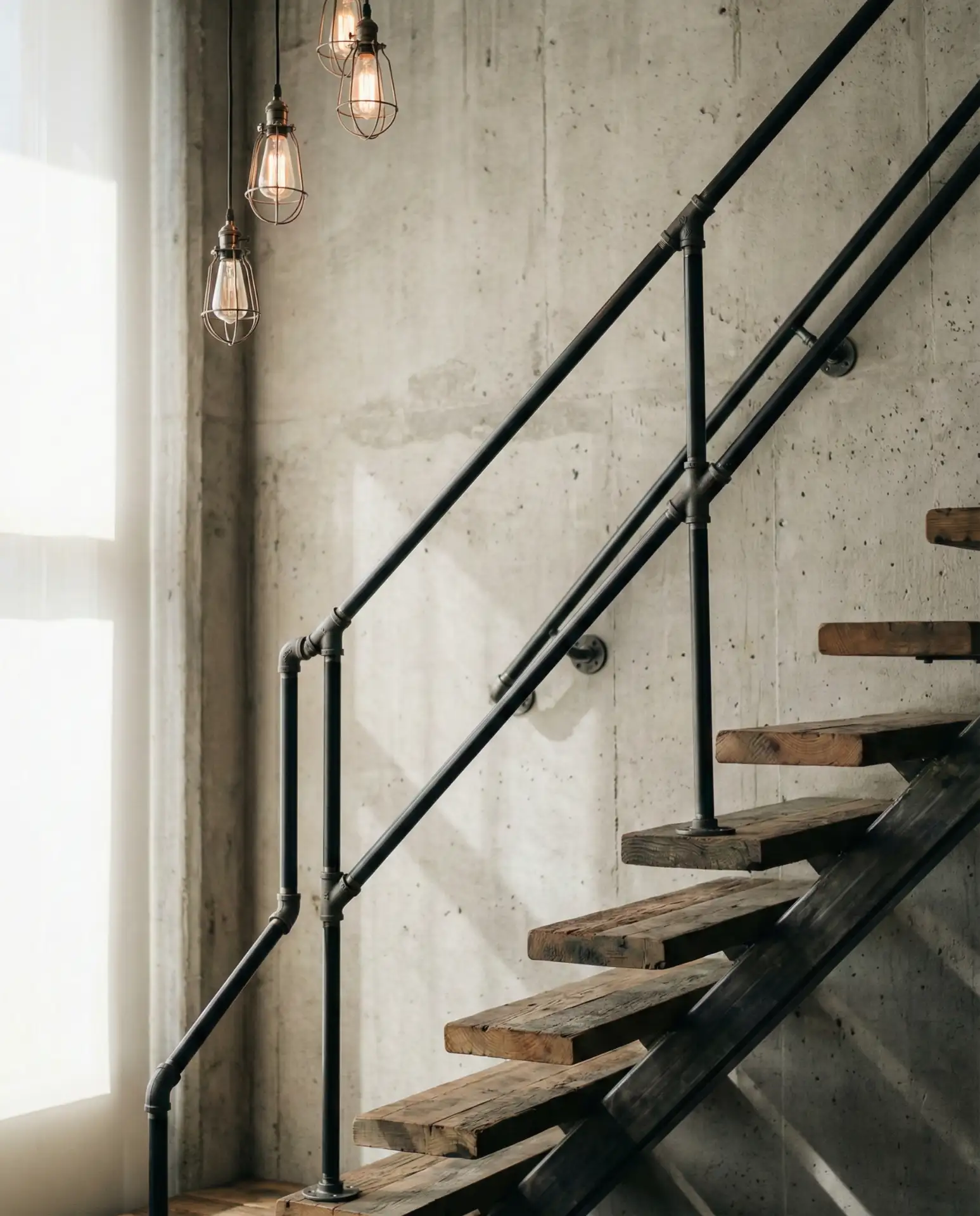 Industrial Steel Pipe Railing 1