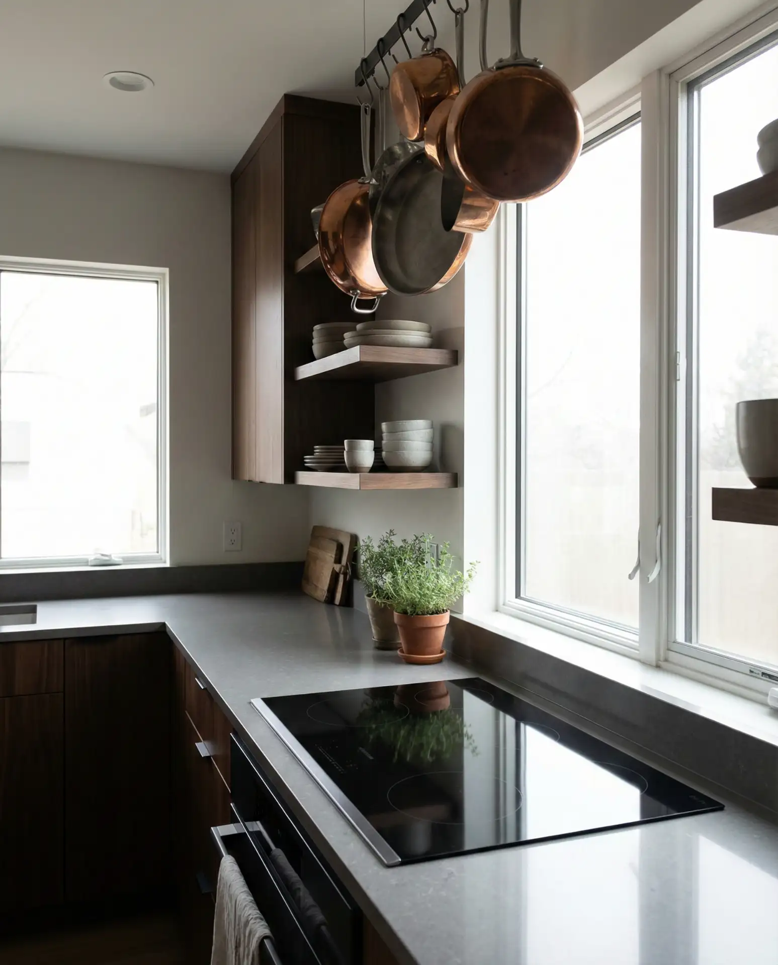 Kitchen Layout with Corner Stove 1