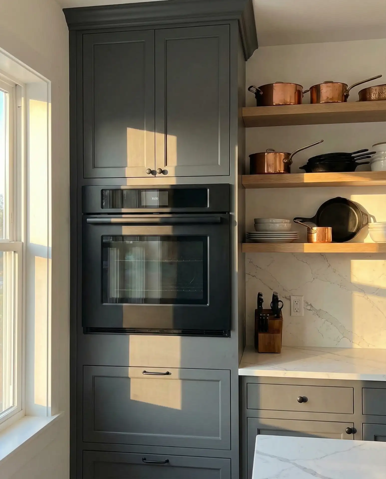 Kitchen Layout with Wall Oven 2