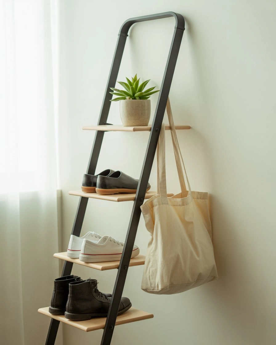 Ladder Shelf for Shoes and Bags 1