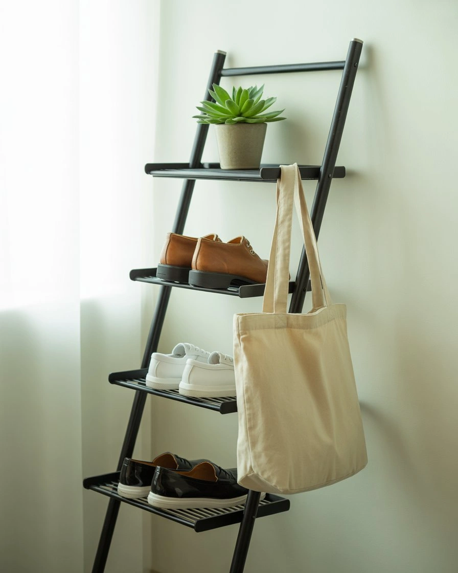 Ladder Shelf for Shoes and Bags 2