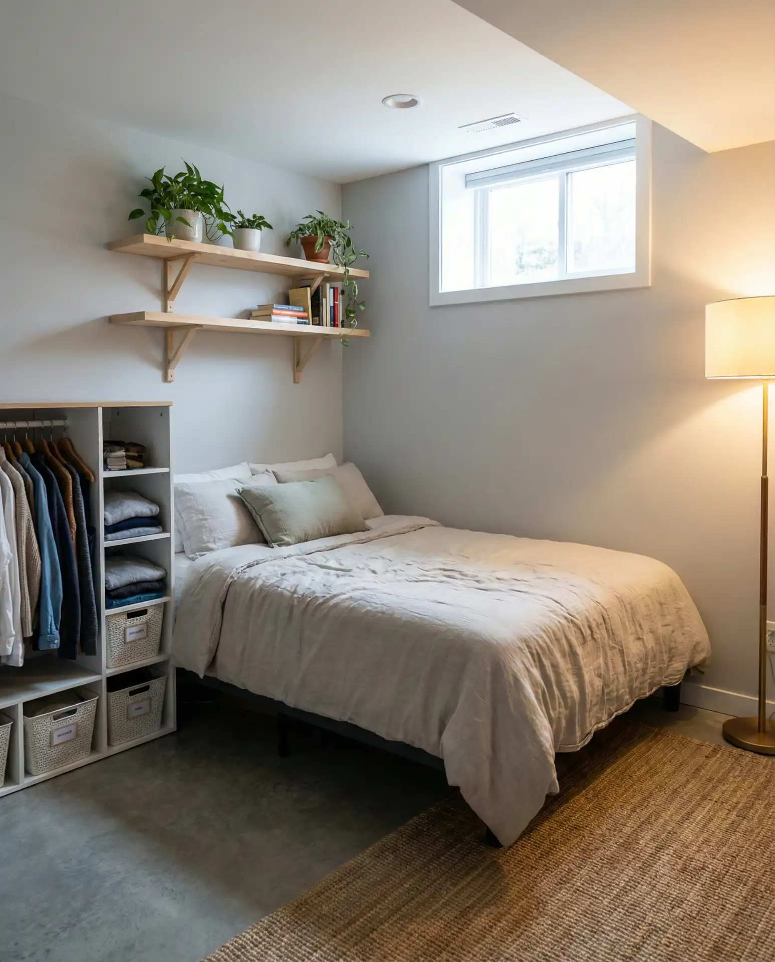 Layout Optimized for Small Basement Bedrooms 2