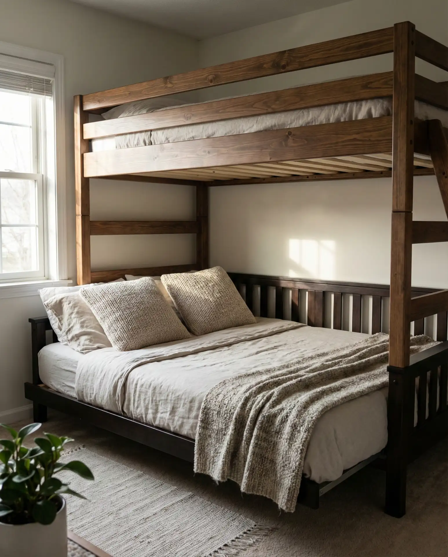 Loft Bed with Futon for Guest-Ready Small Rooms 2