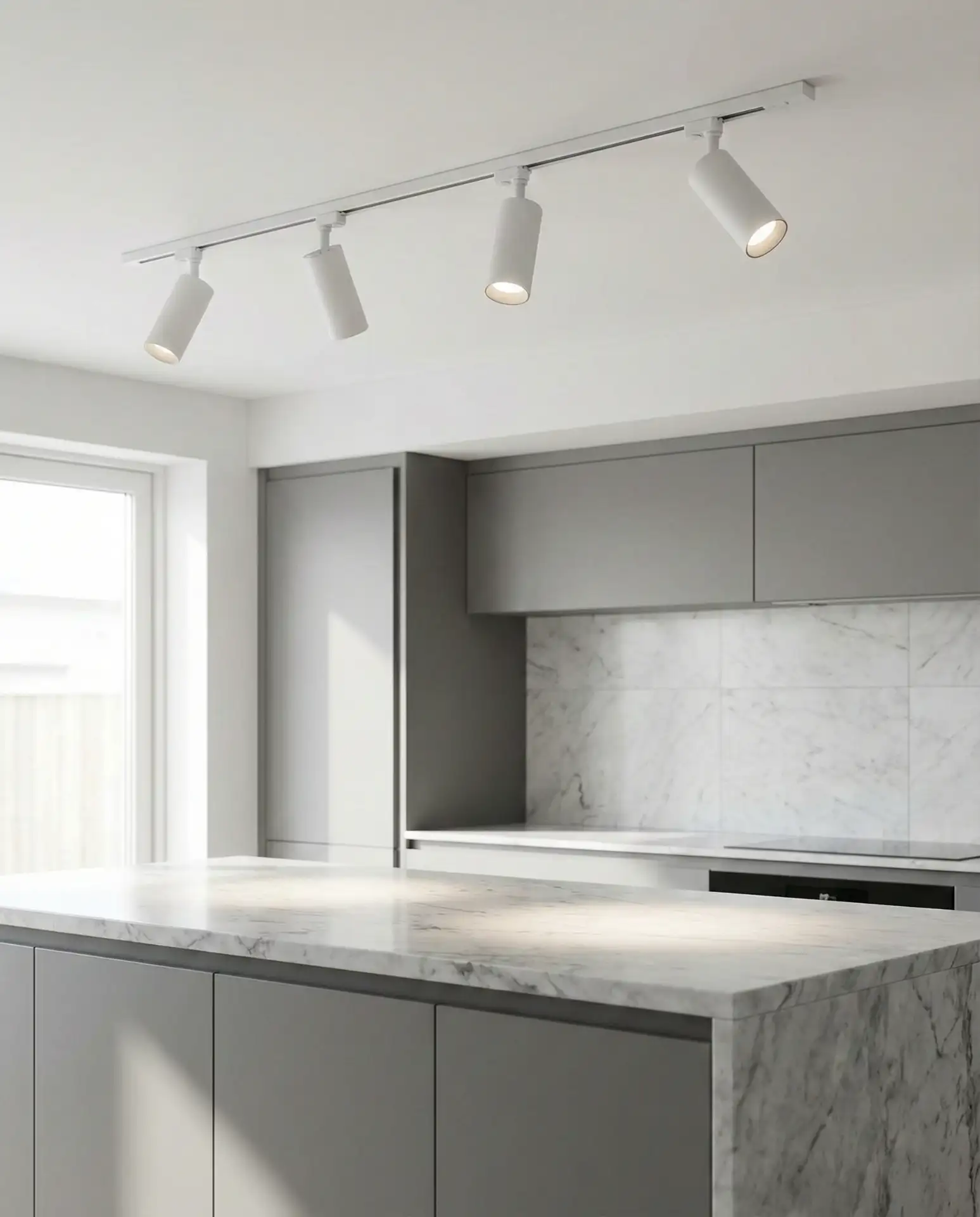 Minimalist Track Lighting for Flexibility