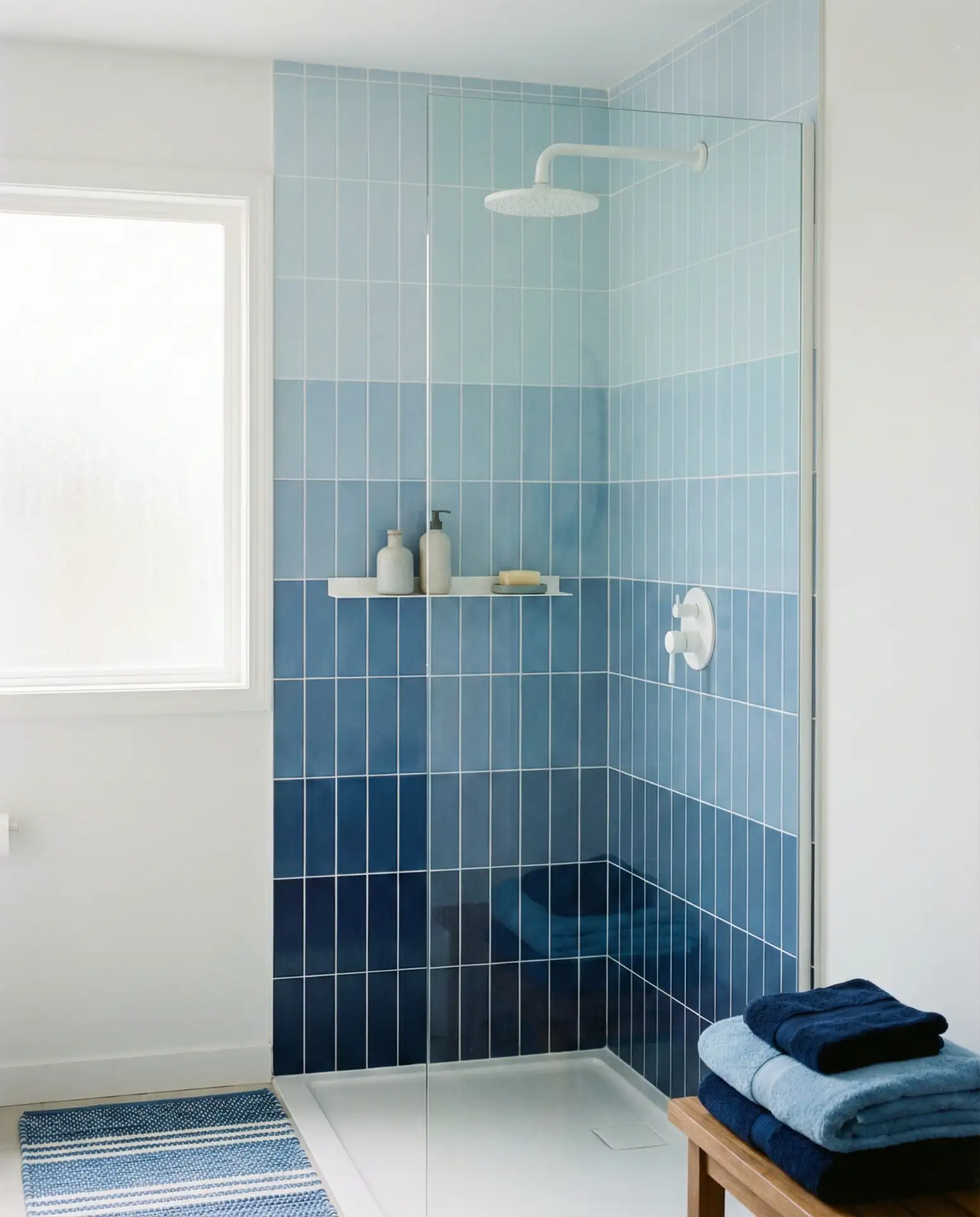 Mixed Blue Tones Depth 2