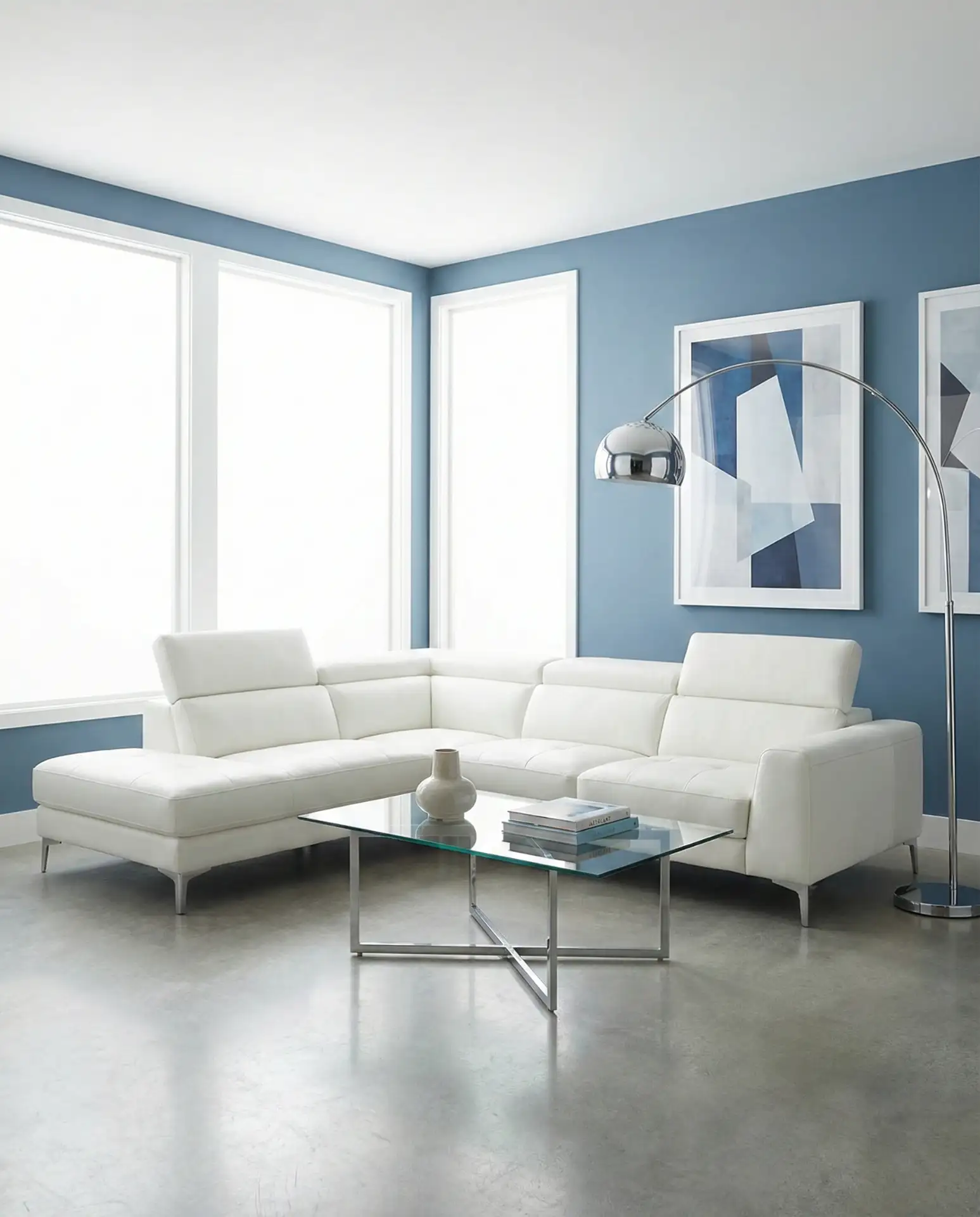 Modern Blue Clean Lines 1