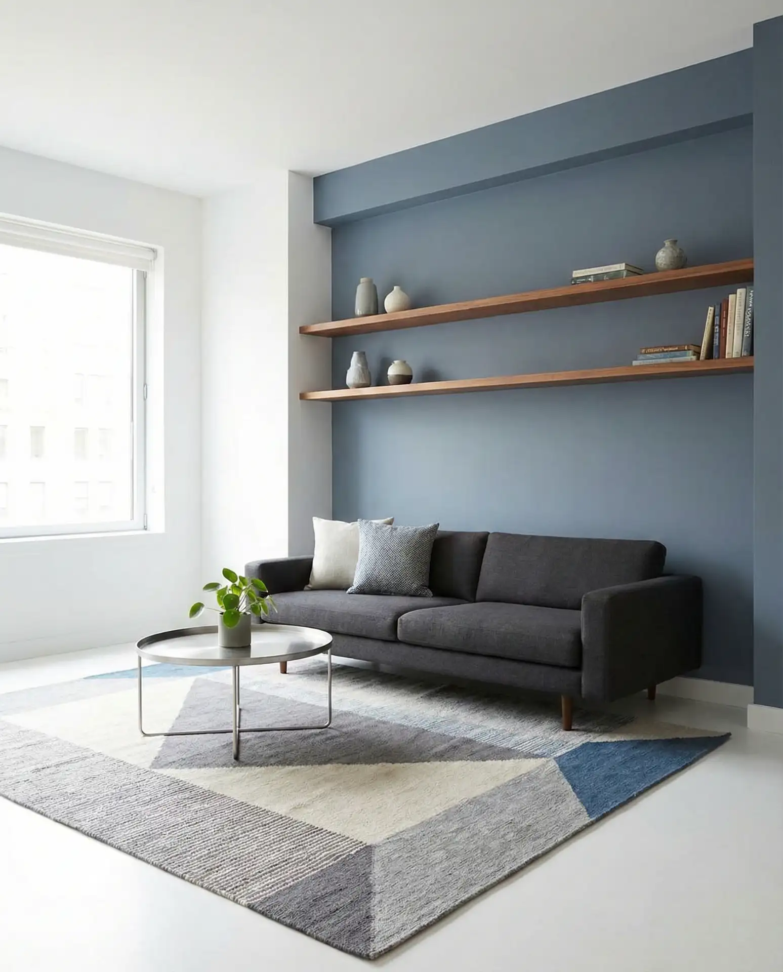 Modern Blue Clean Lines 2