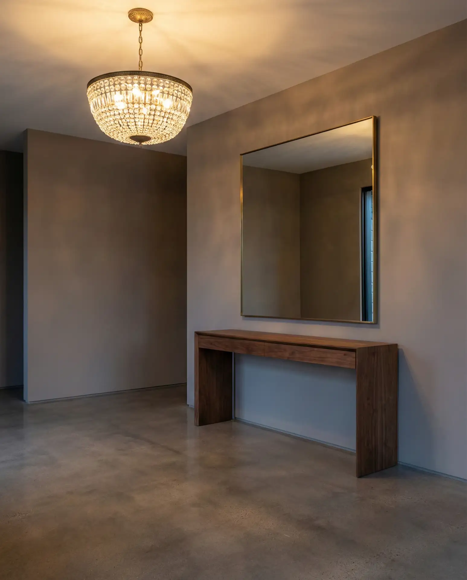 Modern Luxury Foyer with Statement Lighting 2