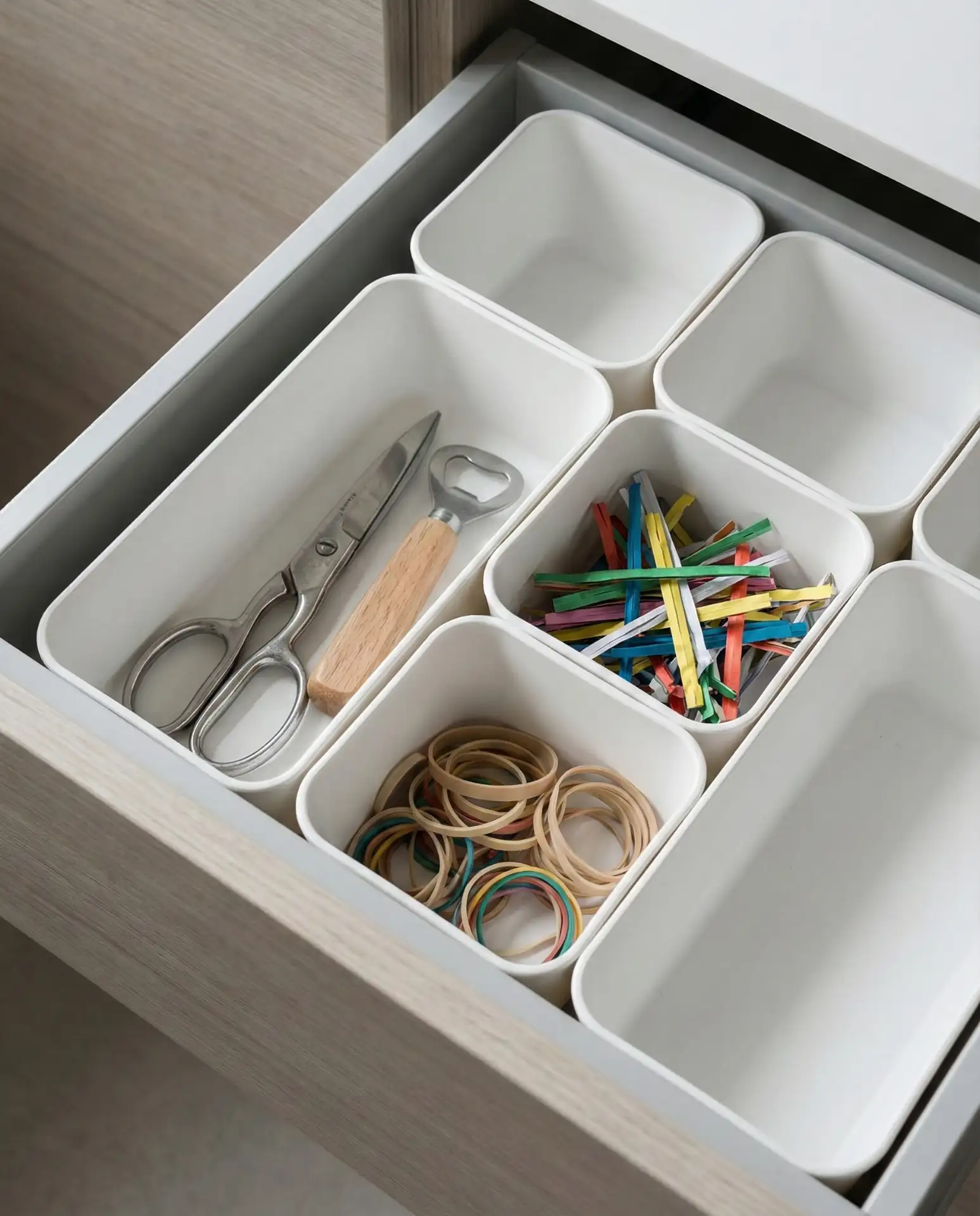Modular Drawer Organizers for Mixed-Use Spaces 1