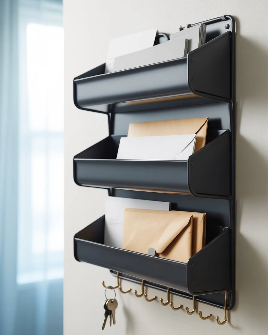Mounted Mail Organizer 1