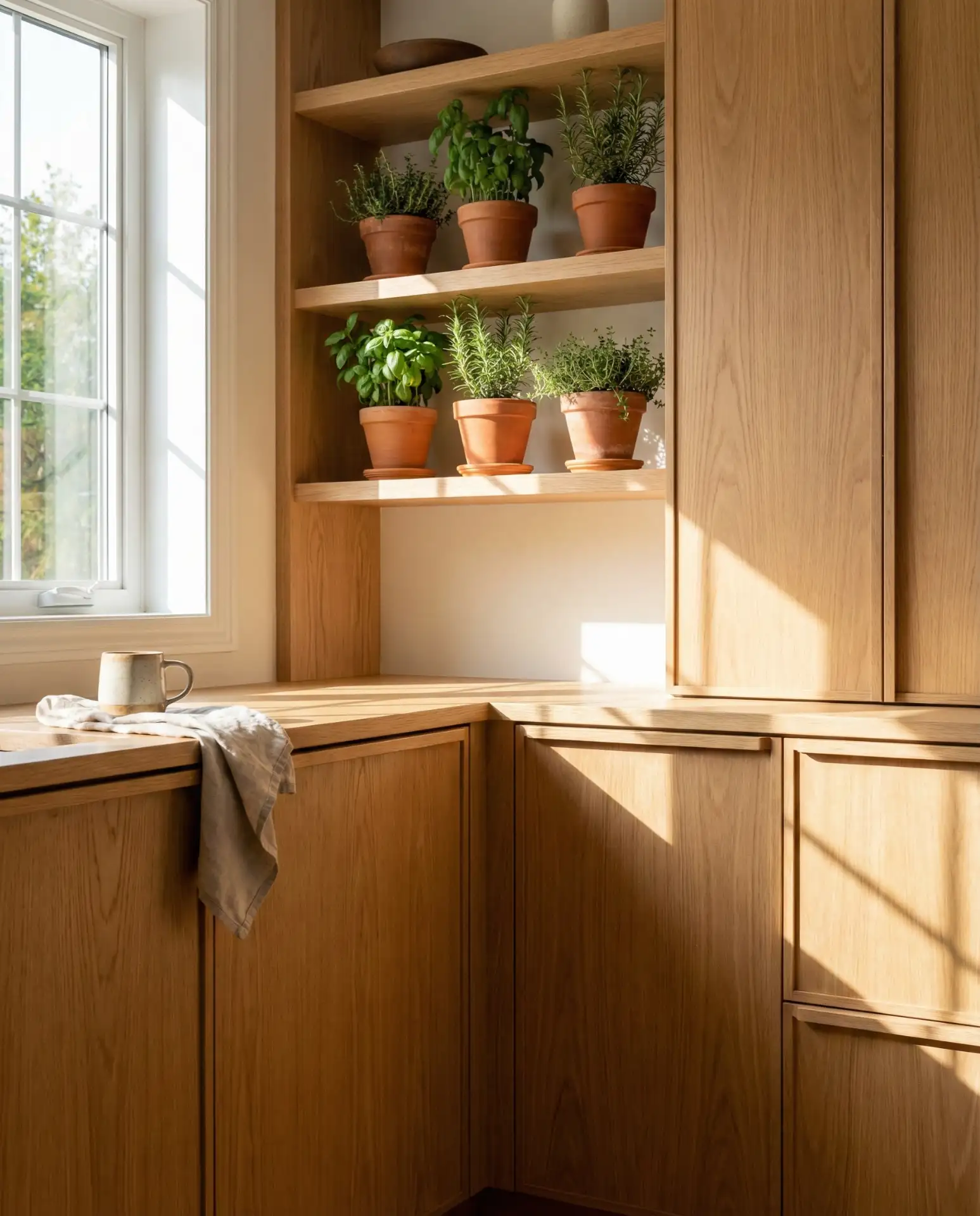 Natural White Oak Finish for Warmth 1