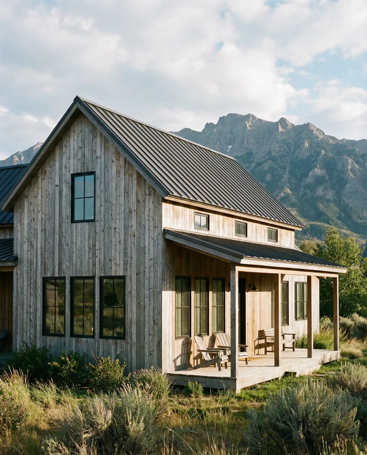 Natural Wood Siding Left to Weather 1