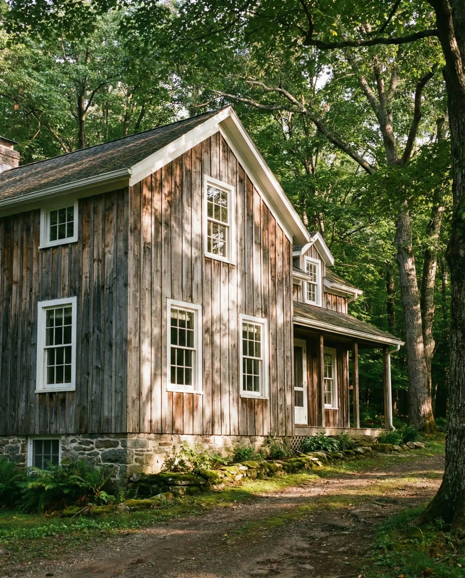 Natural Wood Siding Left to Weather 2