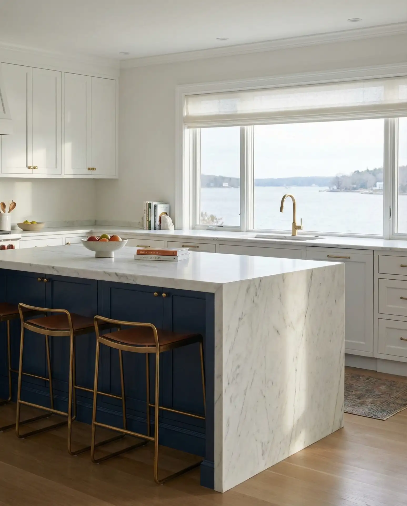 Navy Blue and Brass Elegance 2