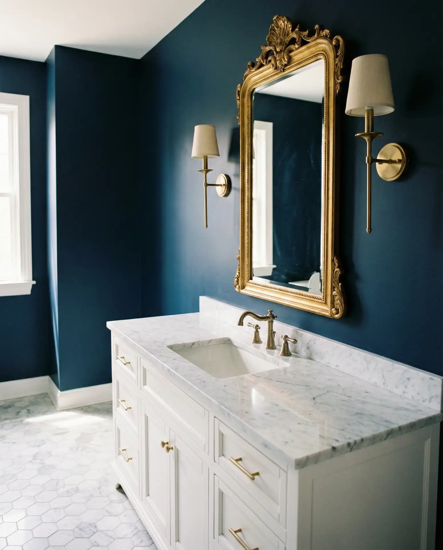 Navy Sophistication with Gold Accents 1