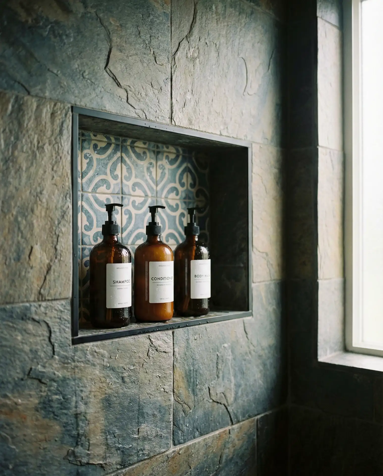 Niche Storage in Shower Walls 2