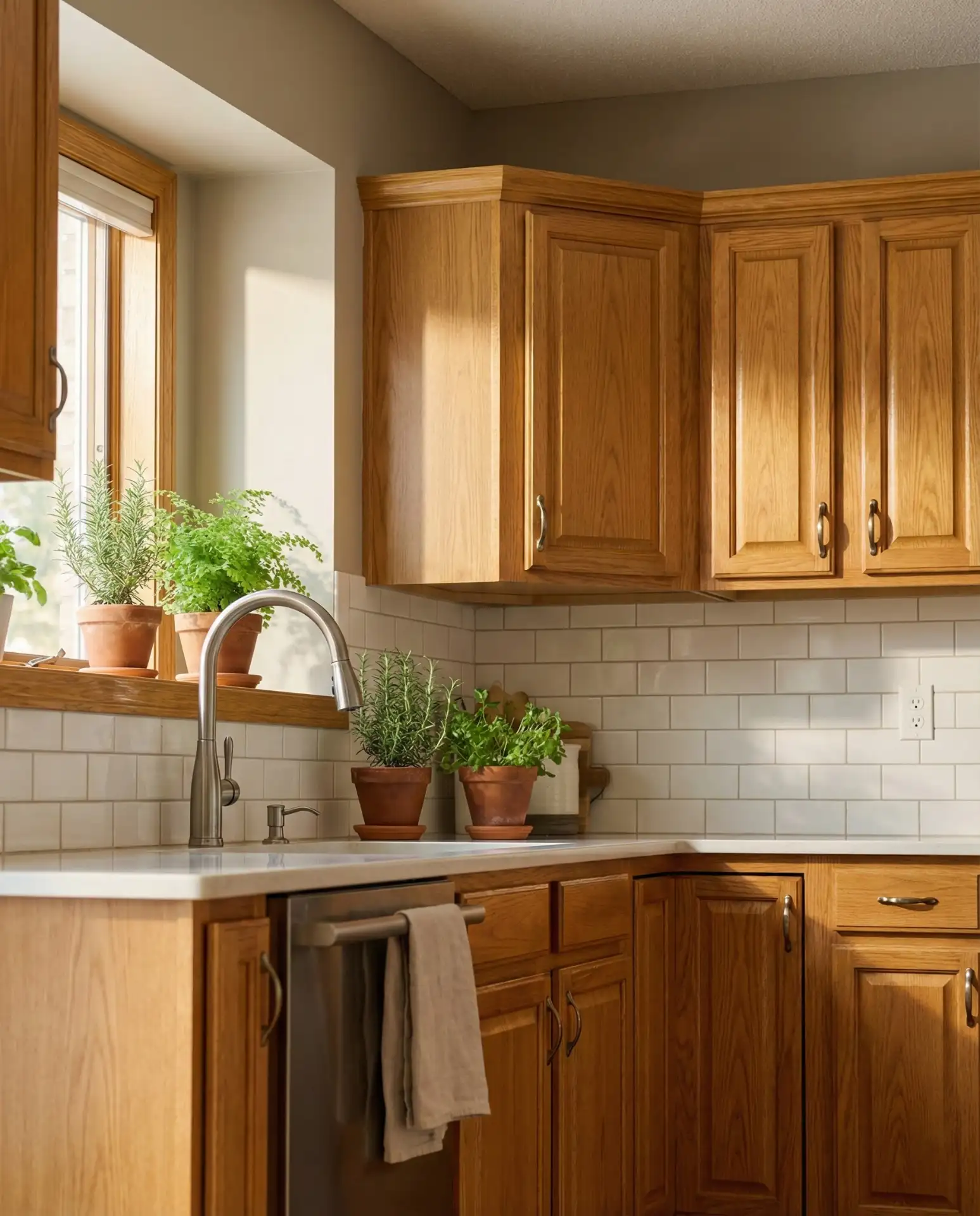 Olive Green Walls with Black Cabinets 2