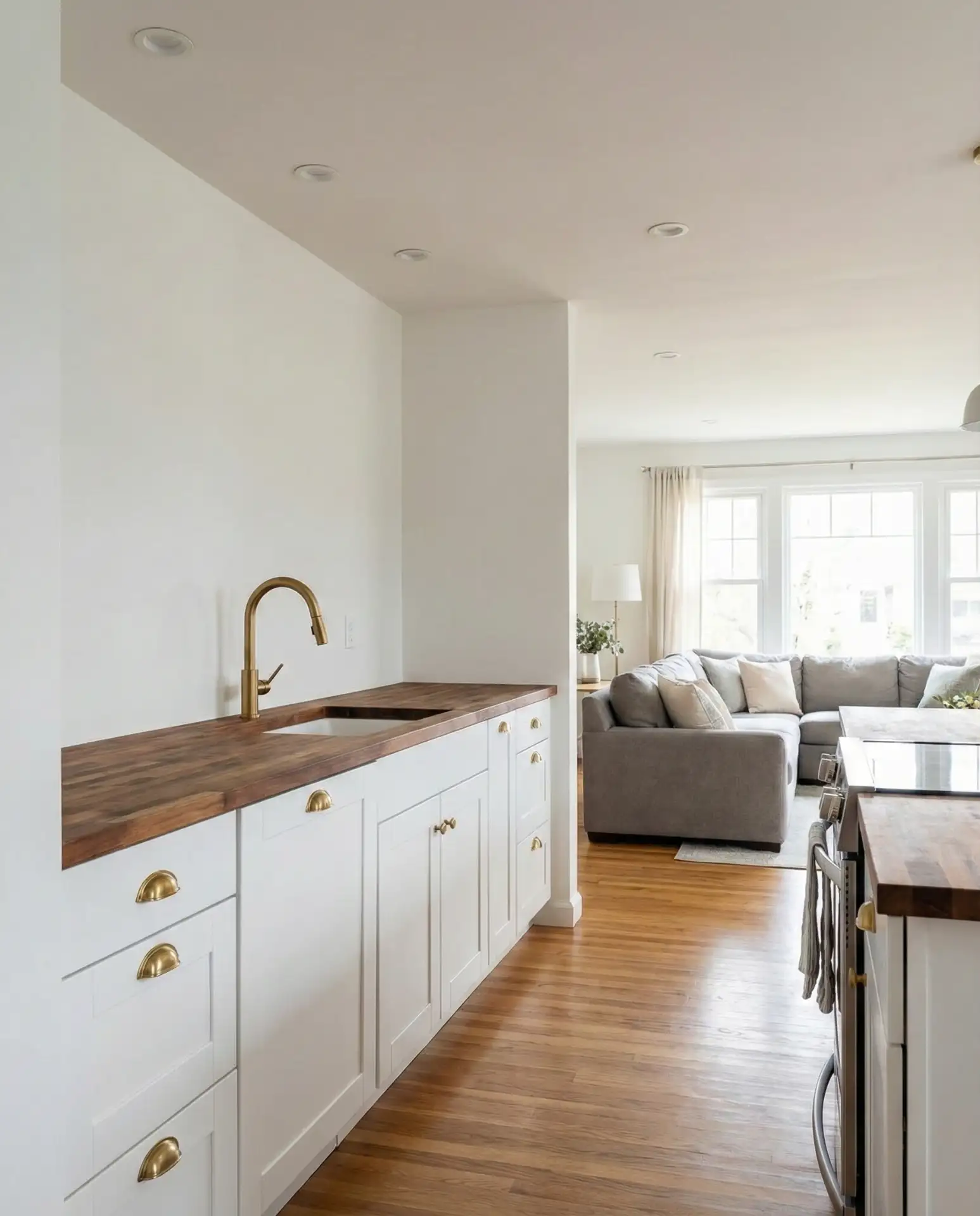 Open Galley Connected to Living Areas 1