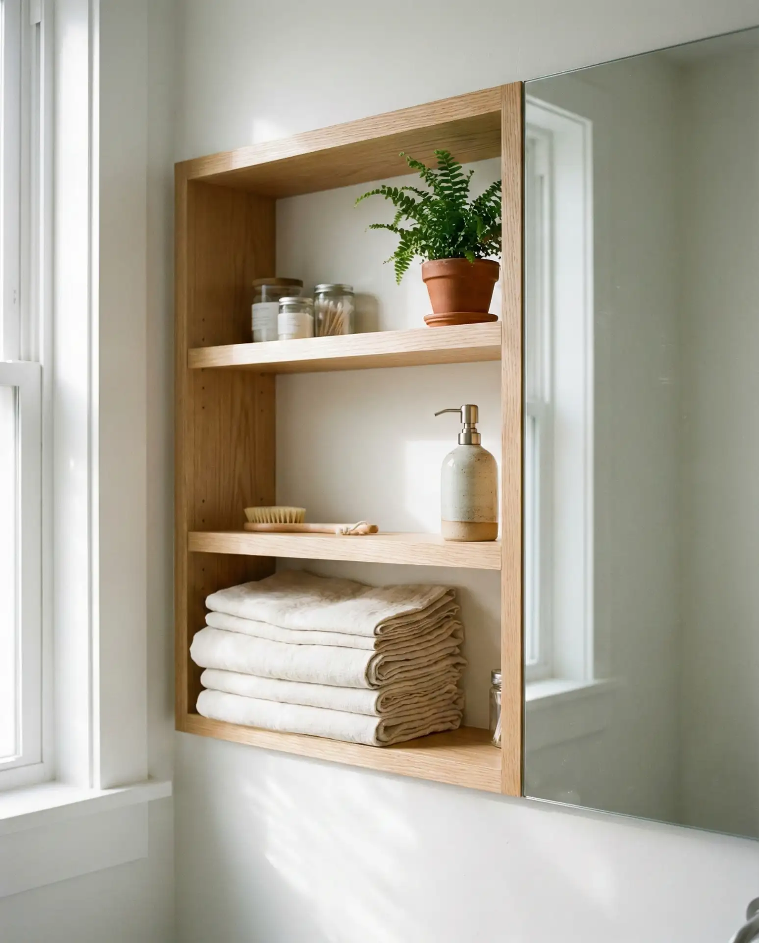 Open Shelving for Airy Storage 1
