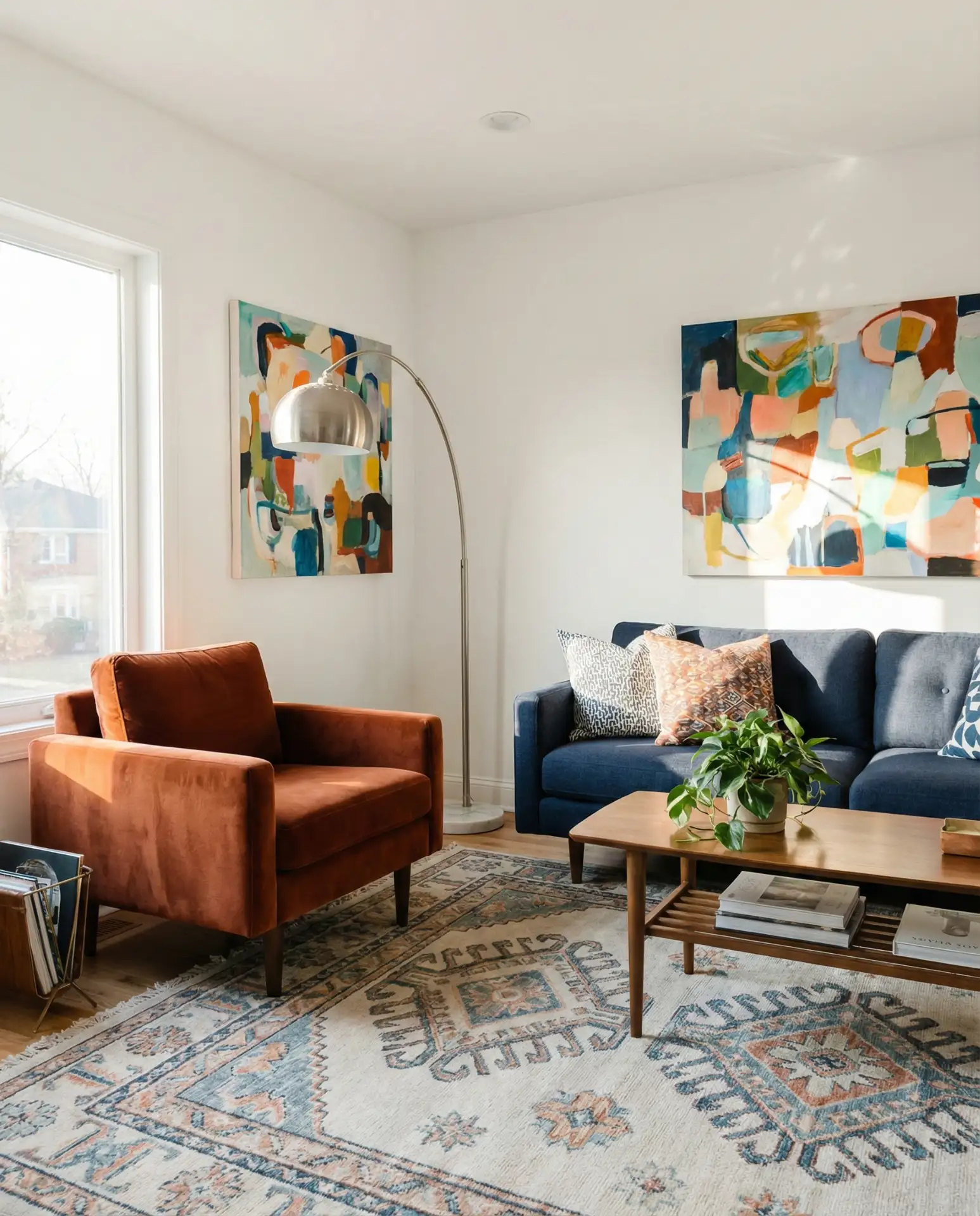 Orange and Blue Bold Contrast 2