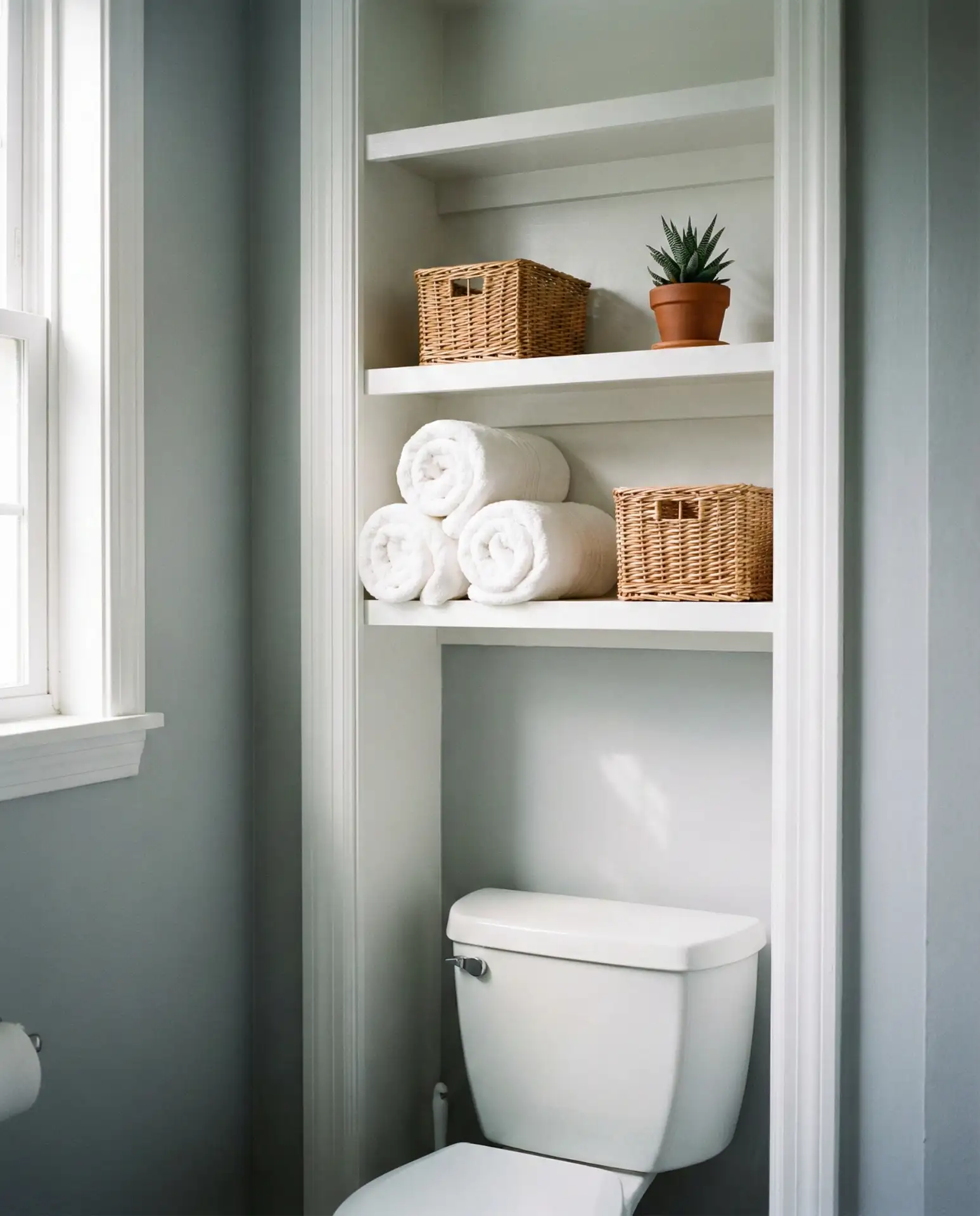 Organization Heaven with Built-In Shelving 1
