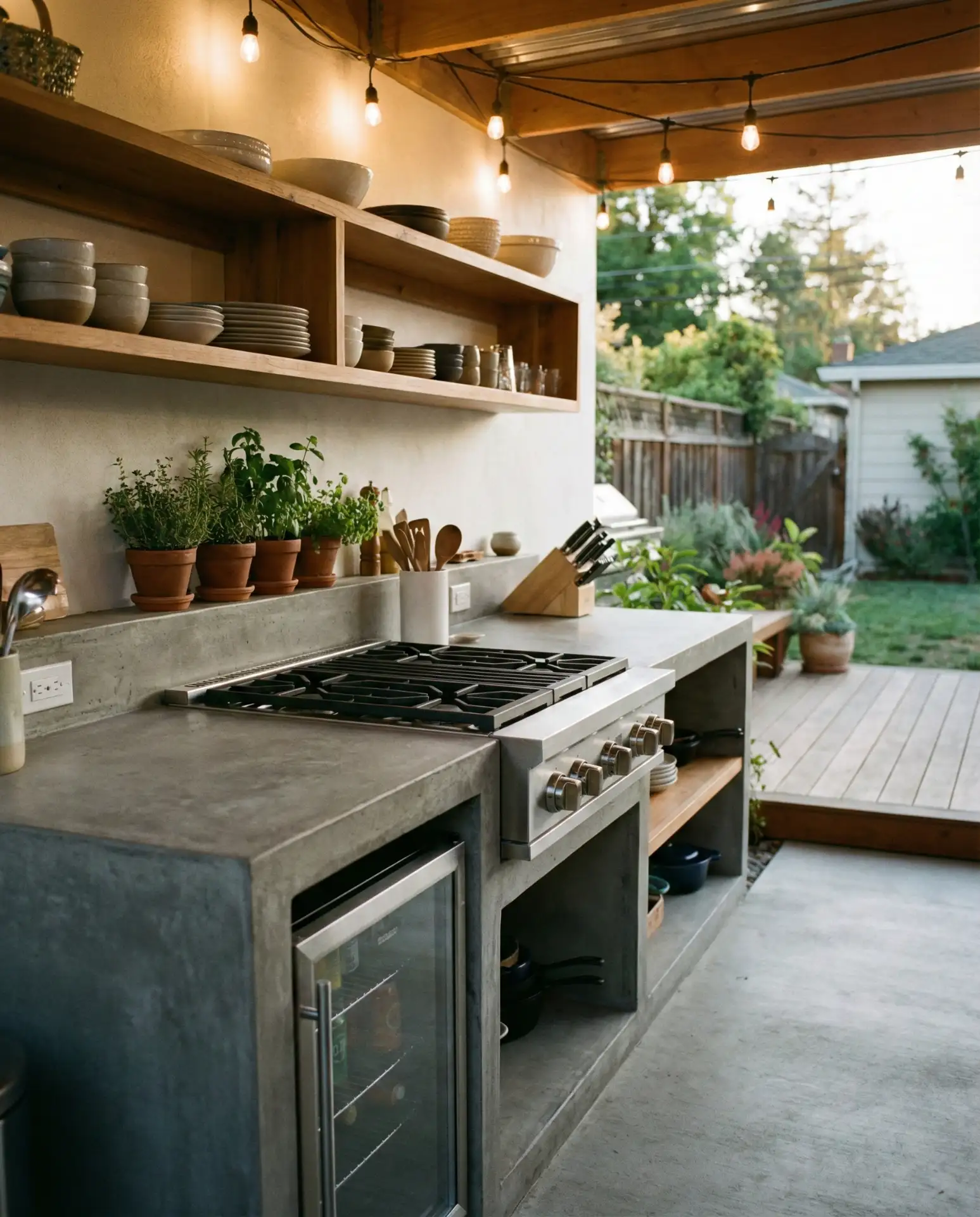 Outdoor Kitchen Layout 1