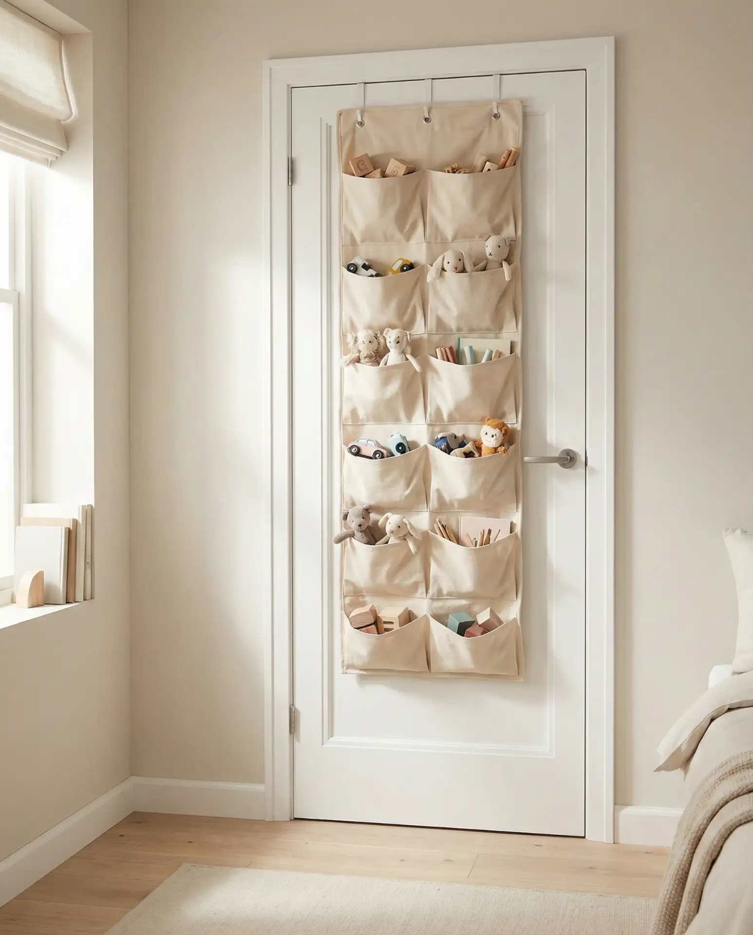 Over-the-Door Shoe Organizer for More Than Footwear 1