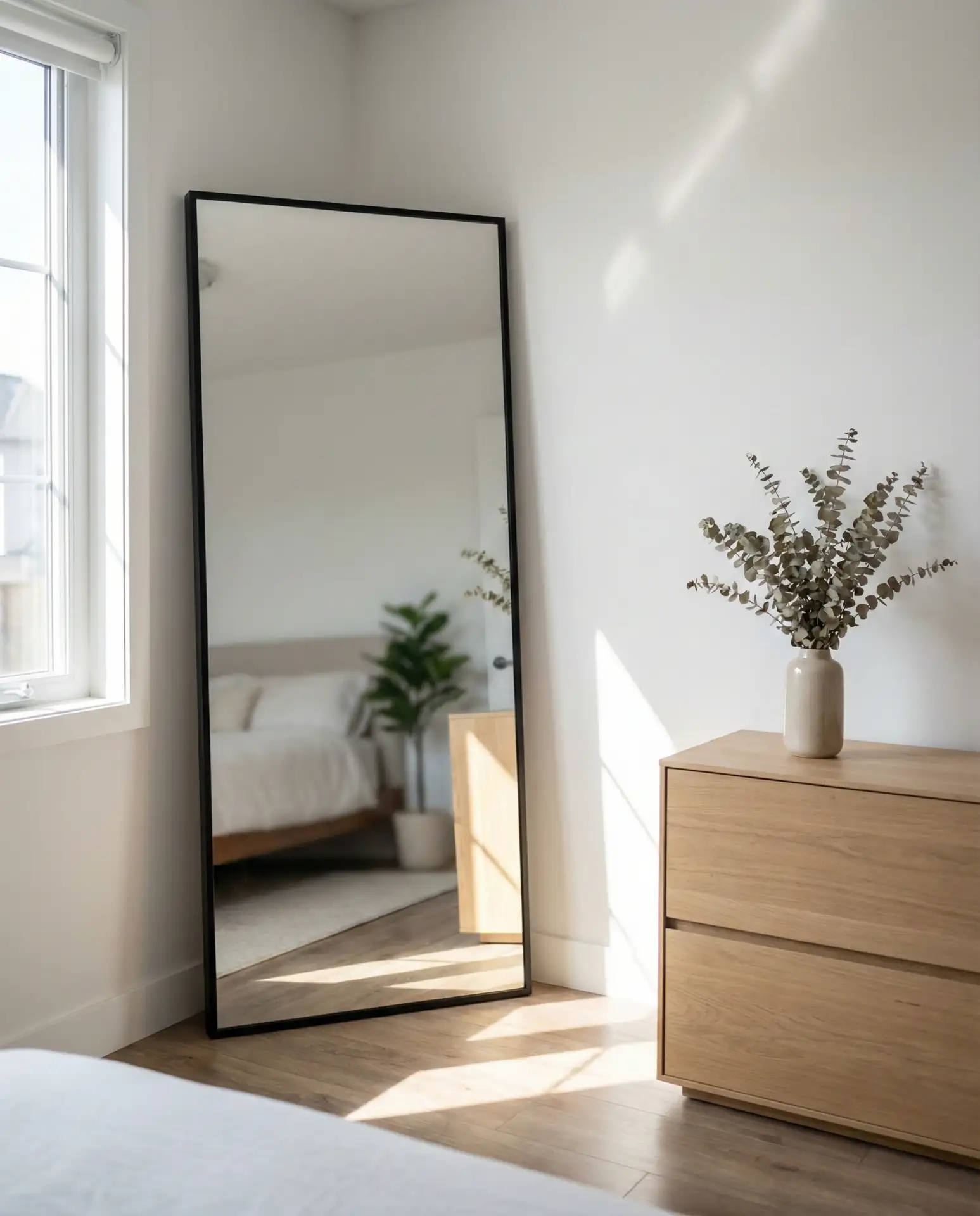 Oversized Floor Mirror for Light and Space 1
