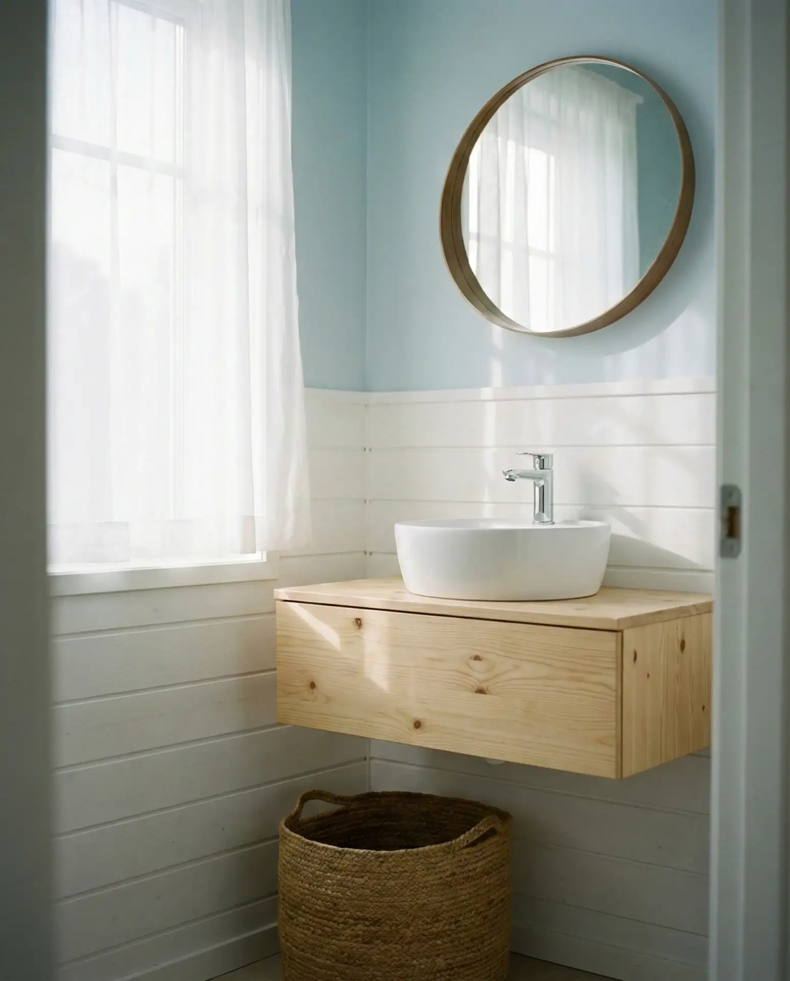 Pale Blue Scandinavian Serenity 1