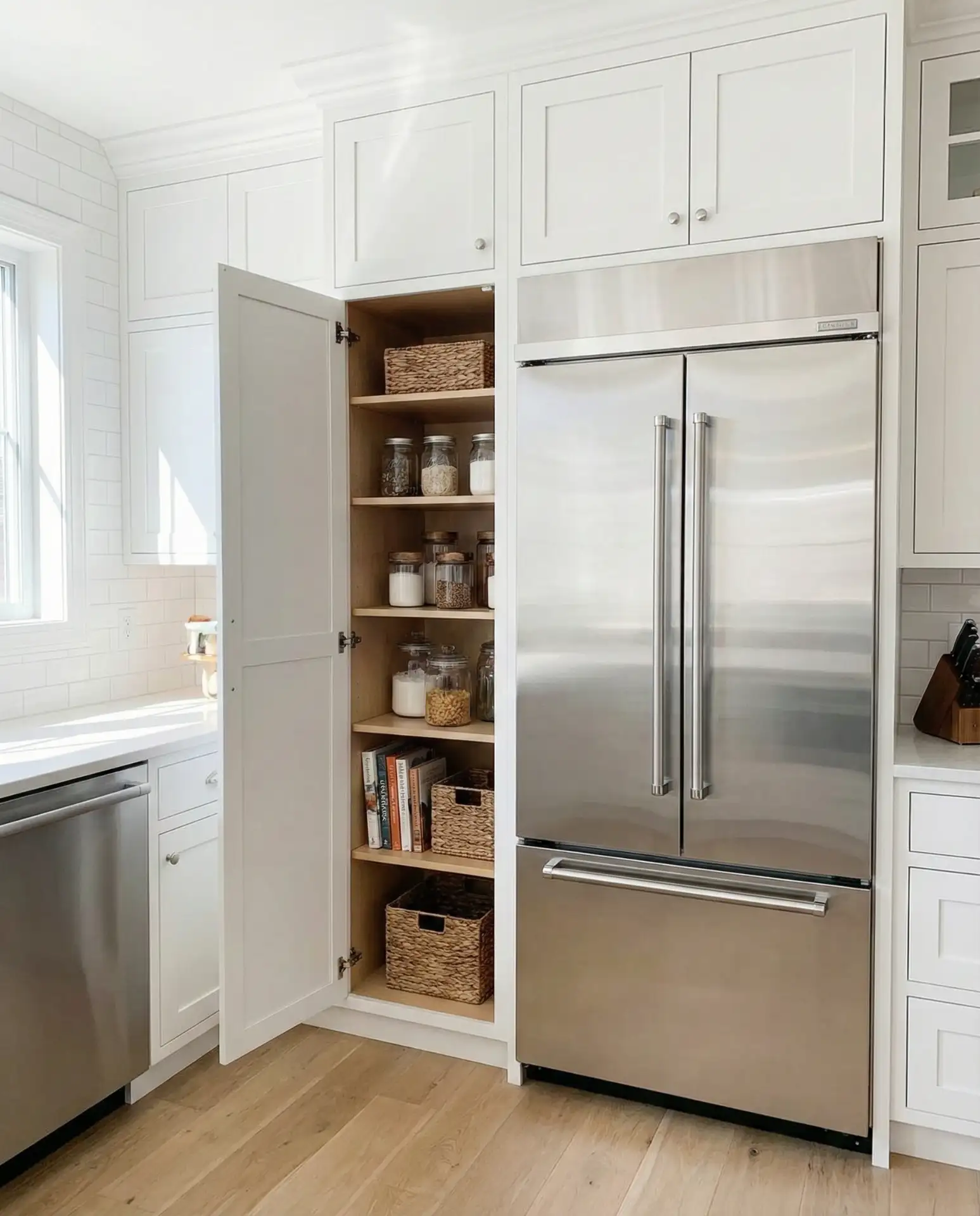 Pantry Cabinet Next to the Fridge 2