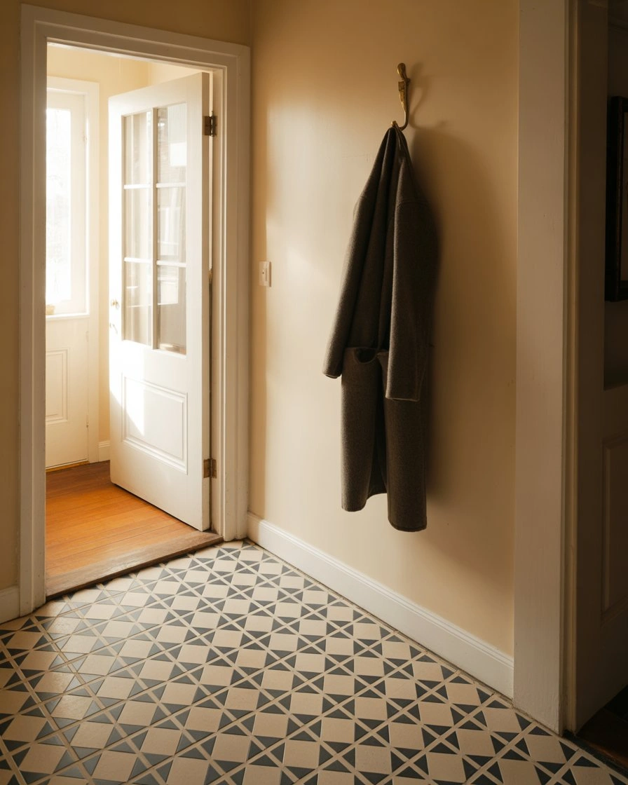 Patterned Tile Entry Mat Zone 2