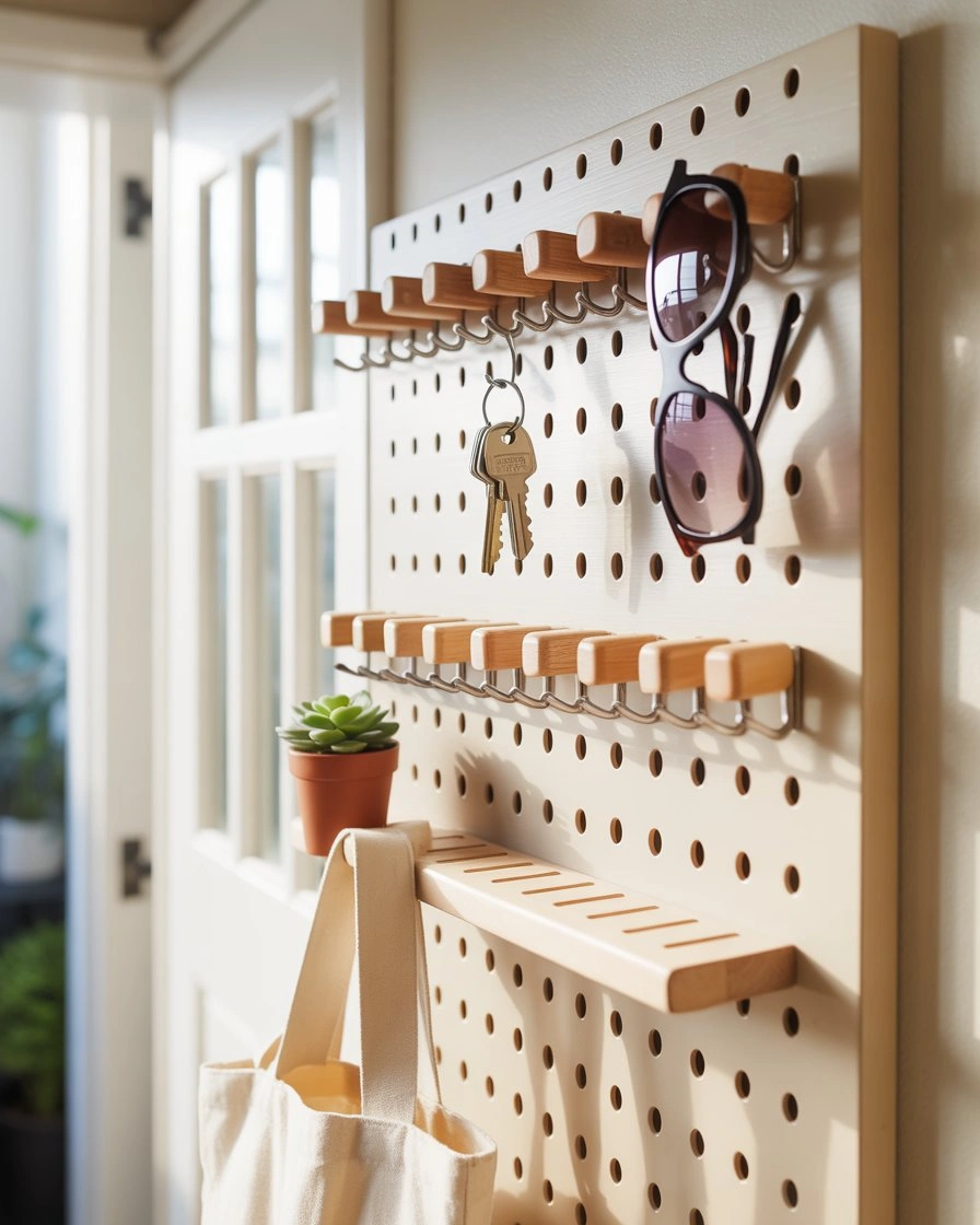 Pegboard Organizer Wall 2
