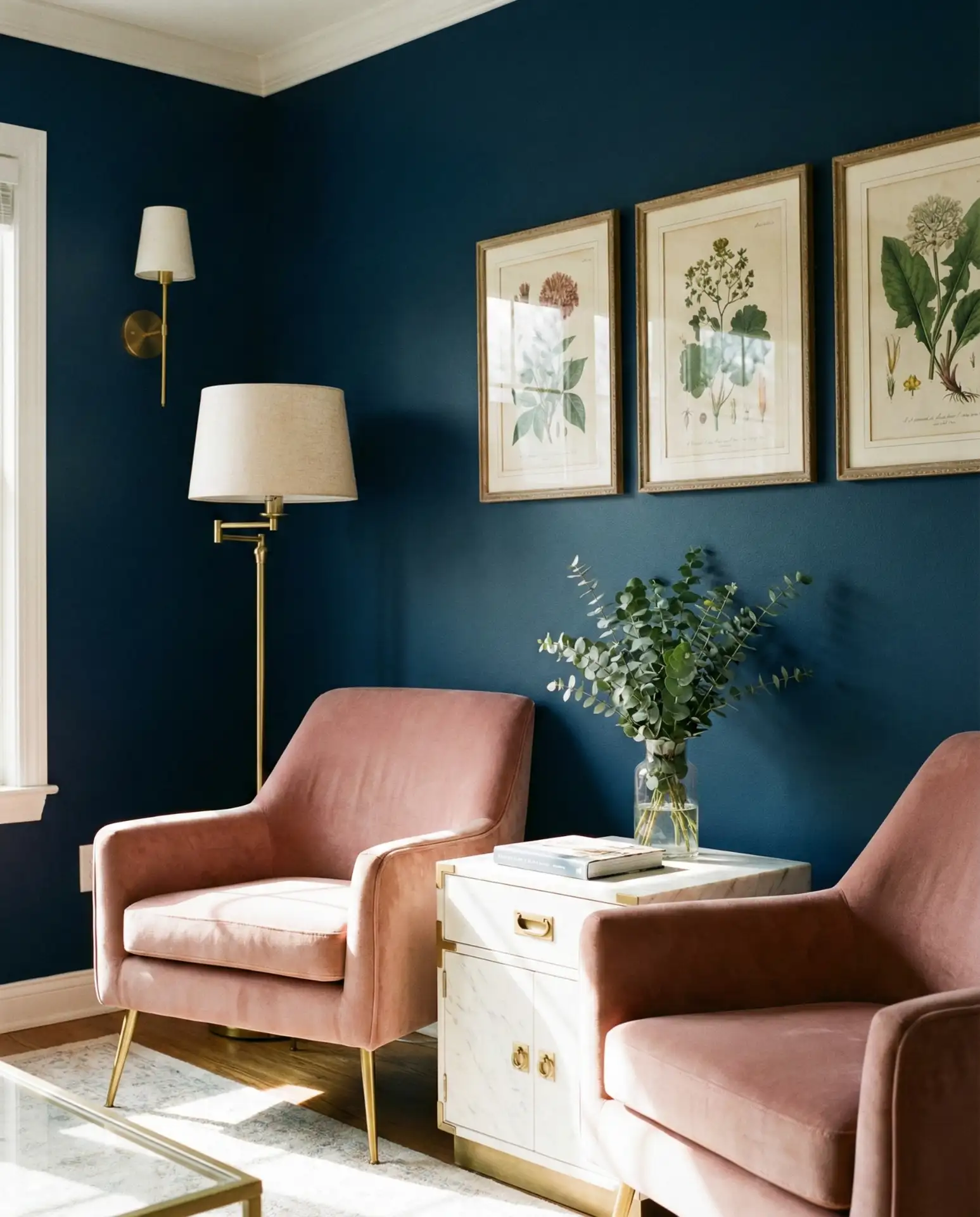 Pink and Blue Playful Elegance 1