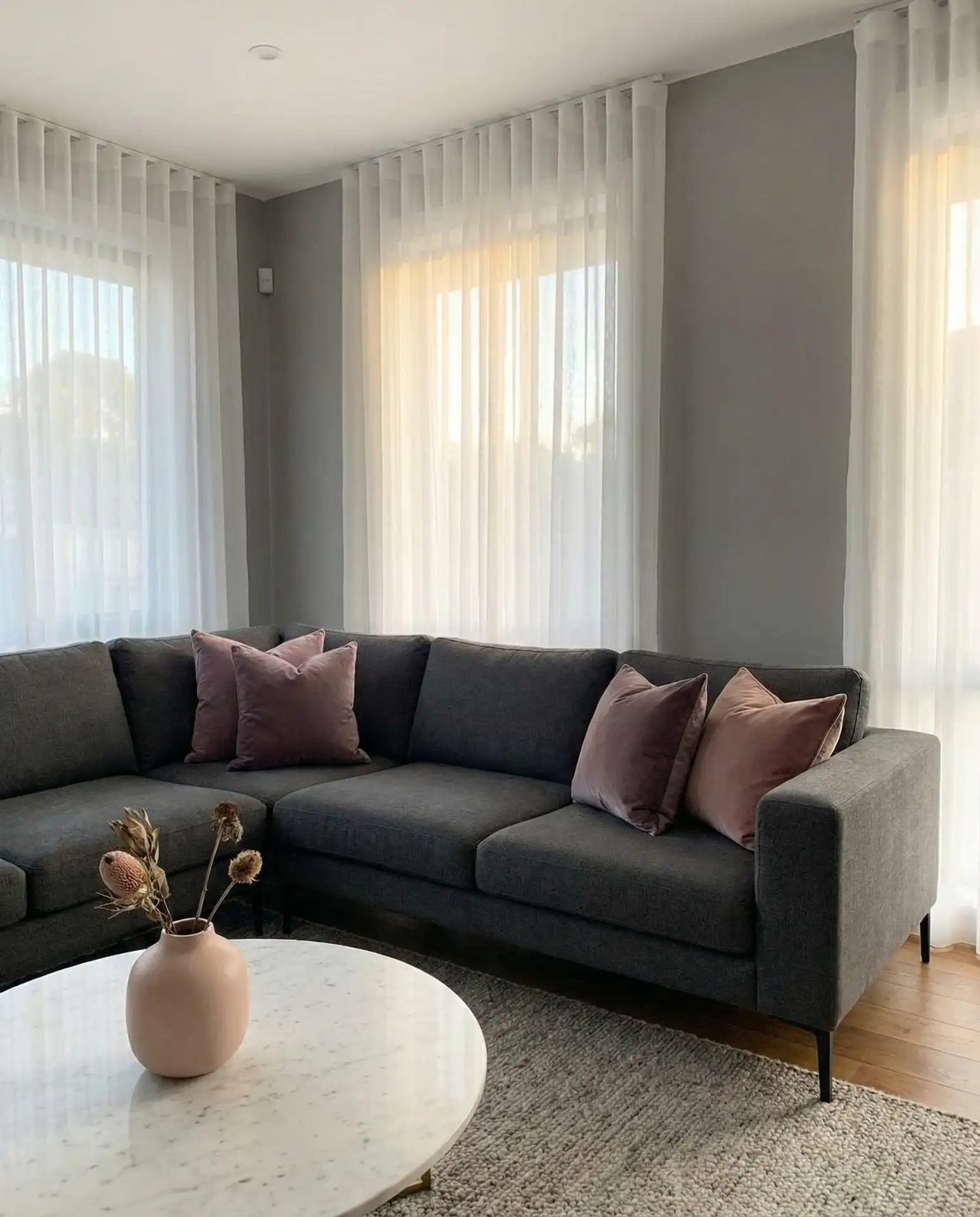 Pink and Grey Soft Glam 1