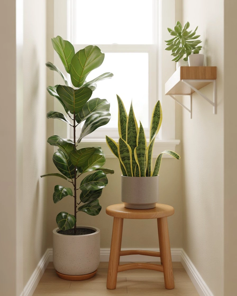 Potted Plants on Staggered Heights 2